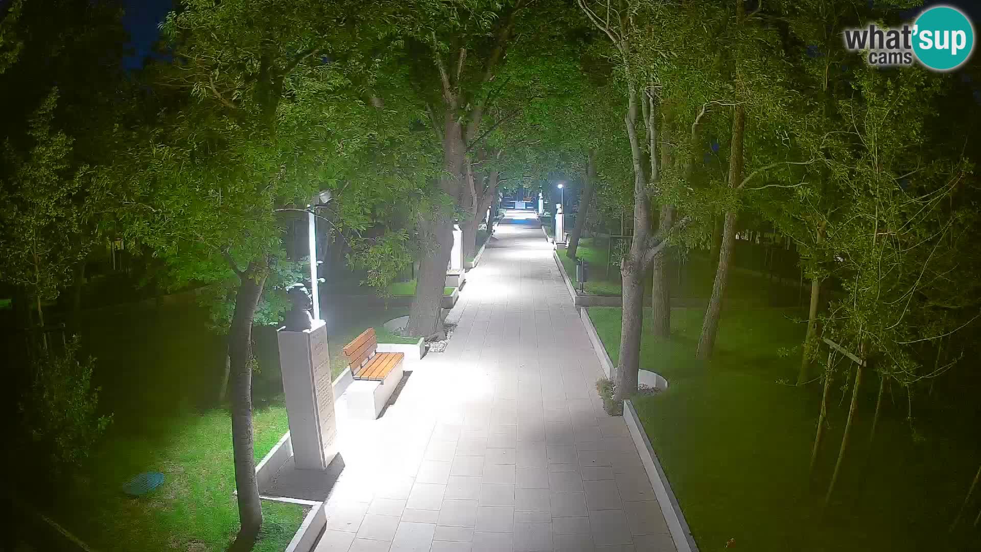 Writers’ Park Webcam Senj – Live by the Sea
