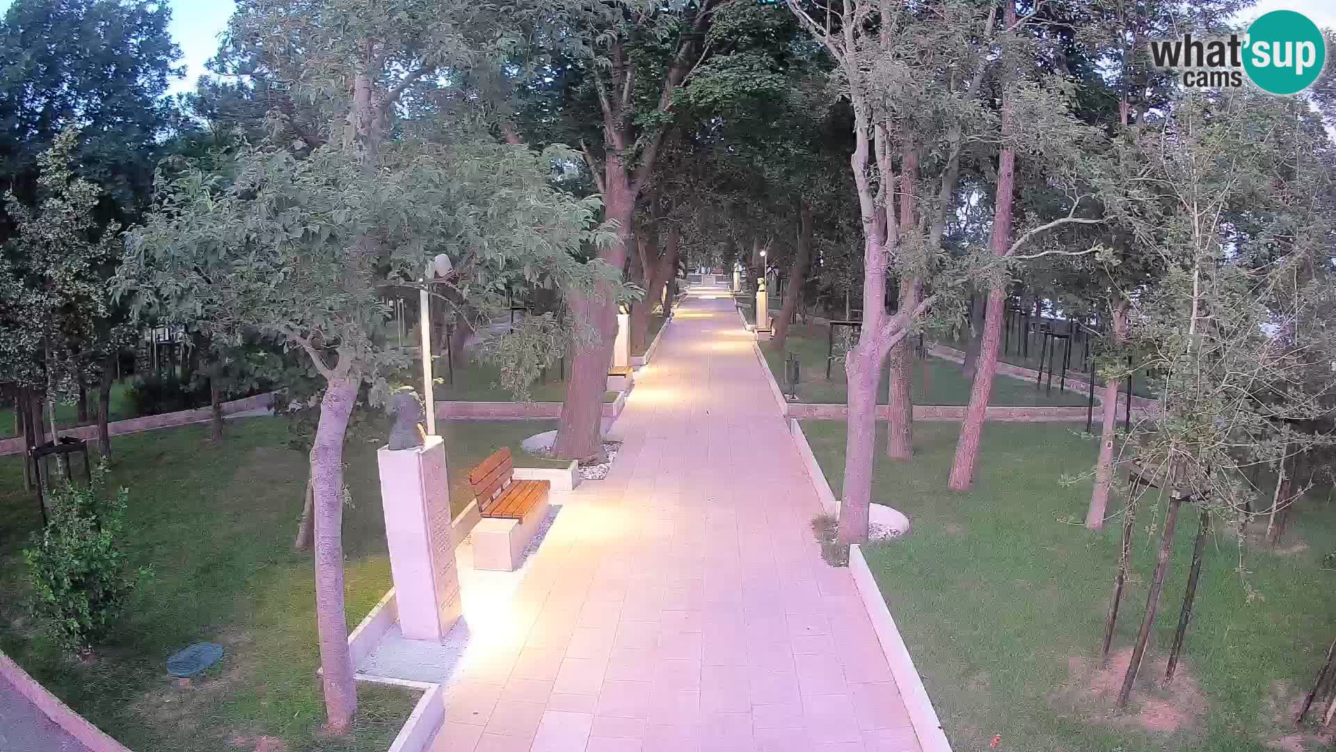 Webcam Schriftstellerpark Senj – Live am Meer