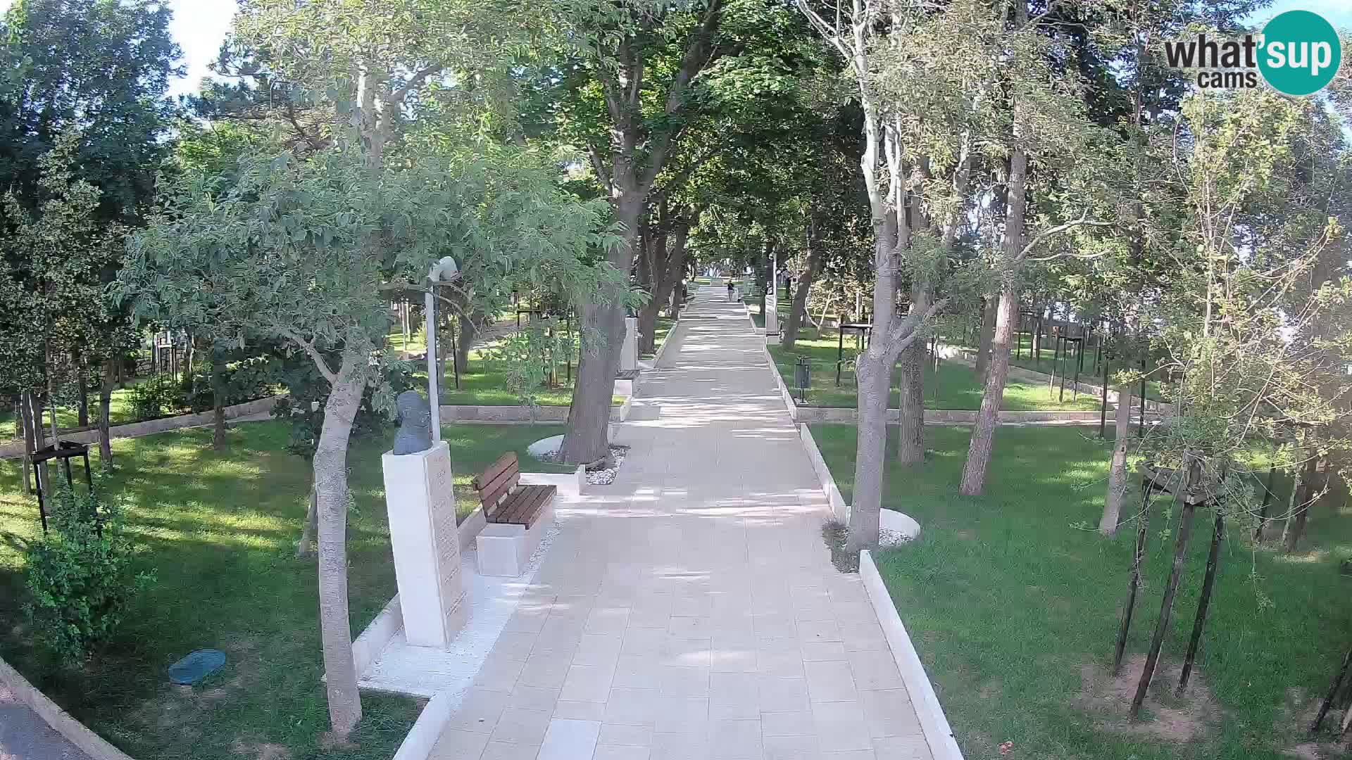 Writers’ Park Webcam Senj – Live by the Sea
