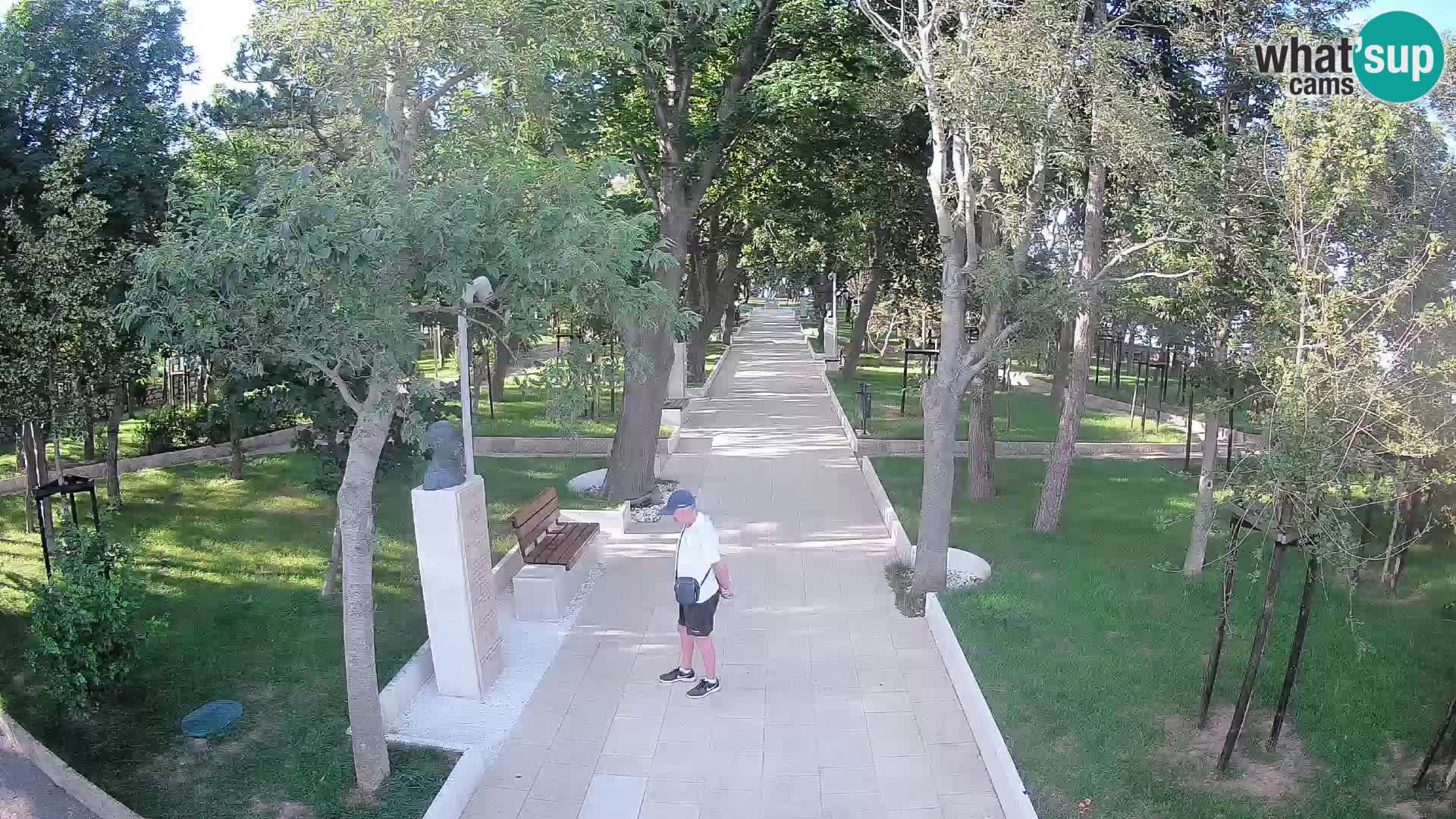 Writers’ Park Webcam Senj – Live by the Sea