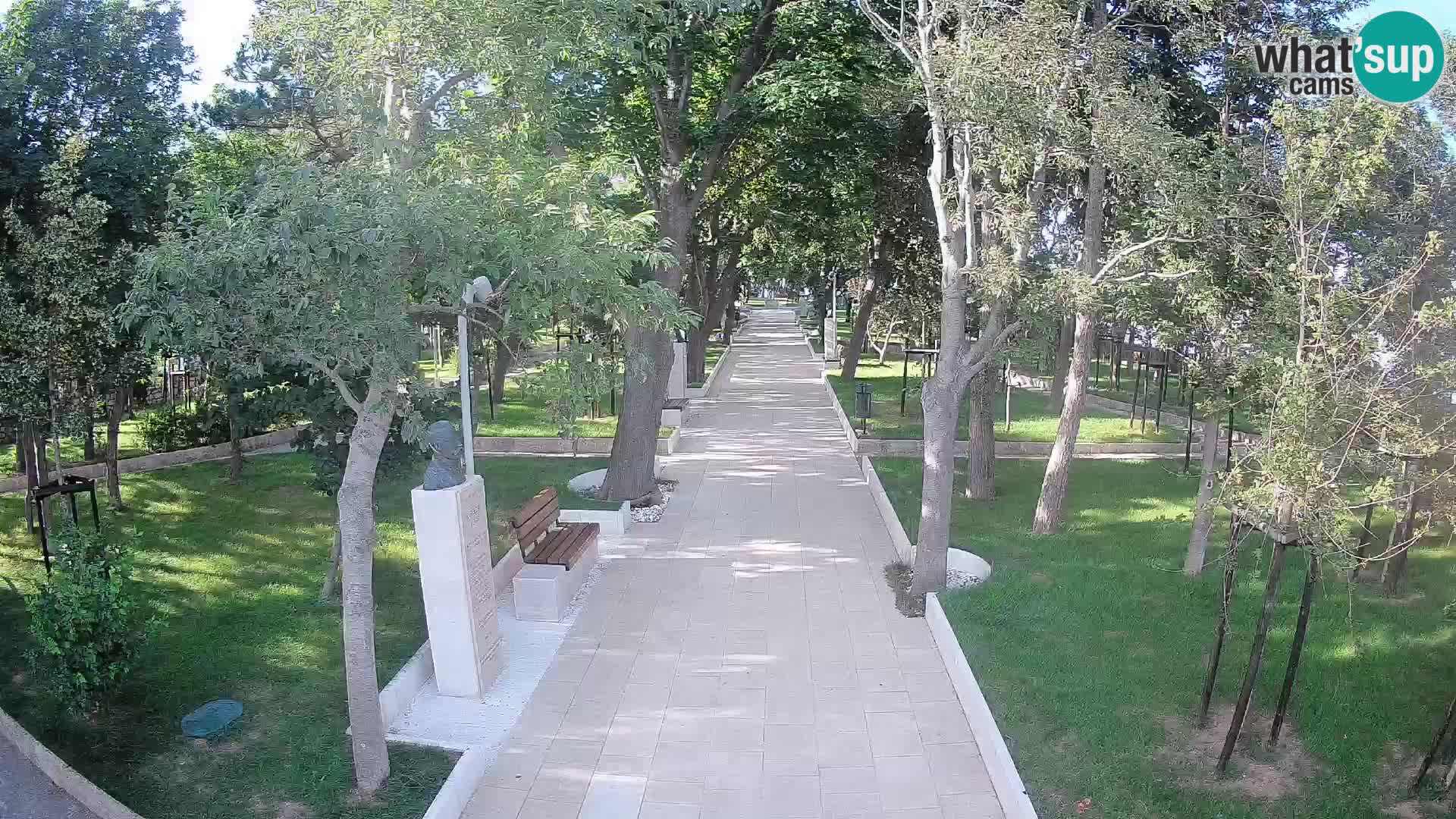 Writers’ Park Webcam Senj – Live by the Sea