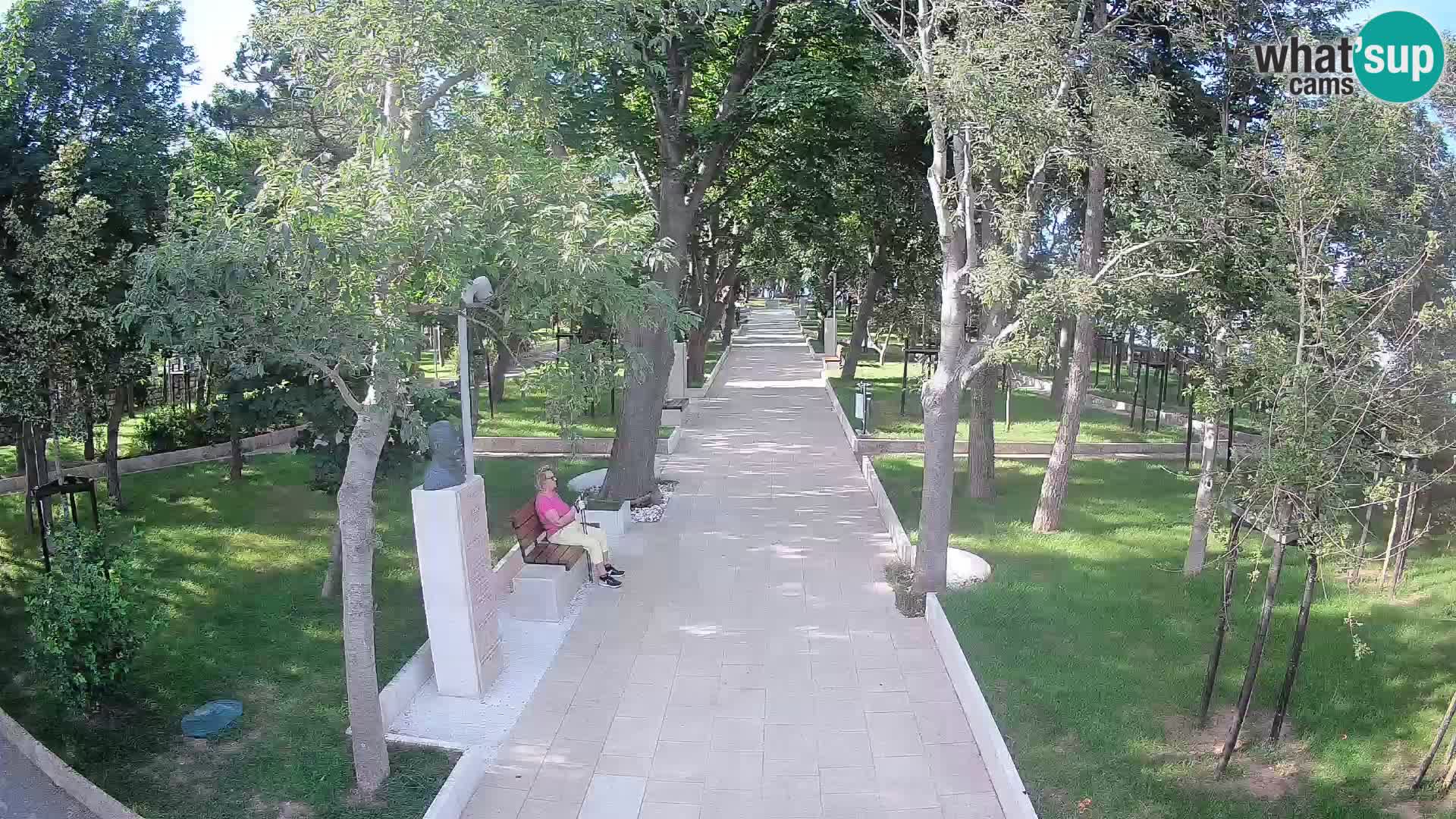 Webcam Schriftstellerpark Senj – Live am Meer