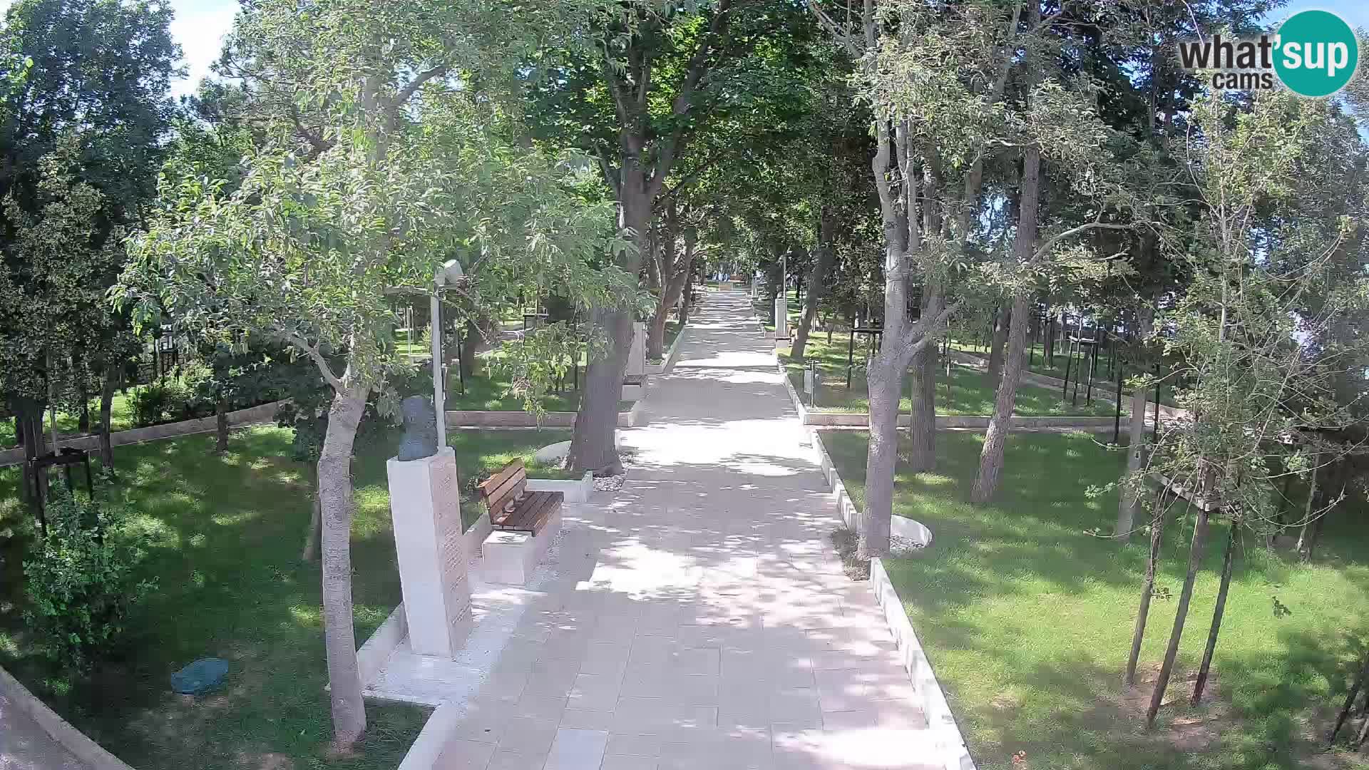 Webcam Schriftstellerpark Senj – Live am Meer