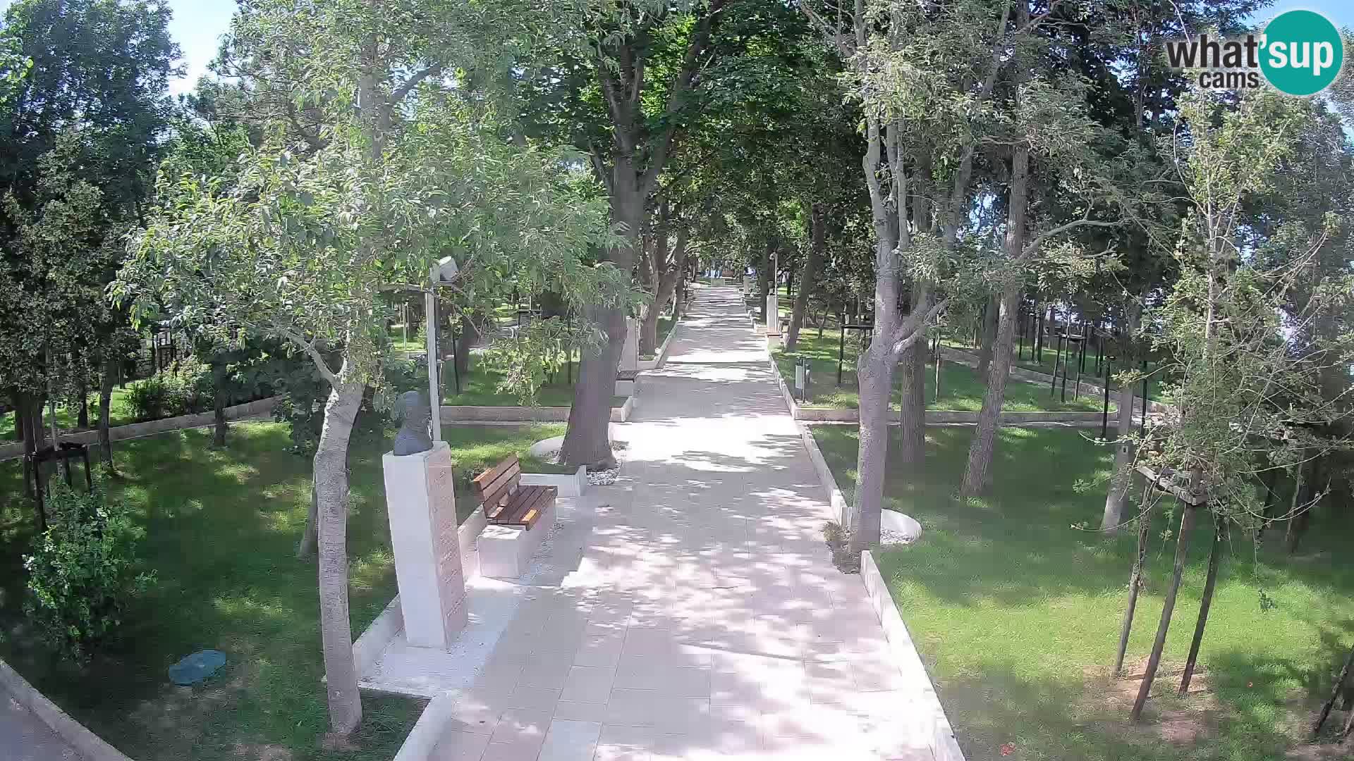 Writers’ Park Webcam Senj – Live by the Sea