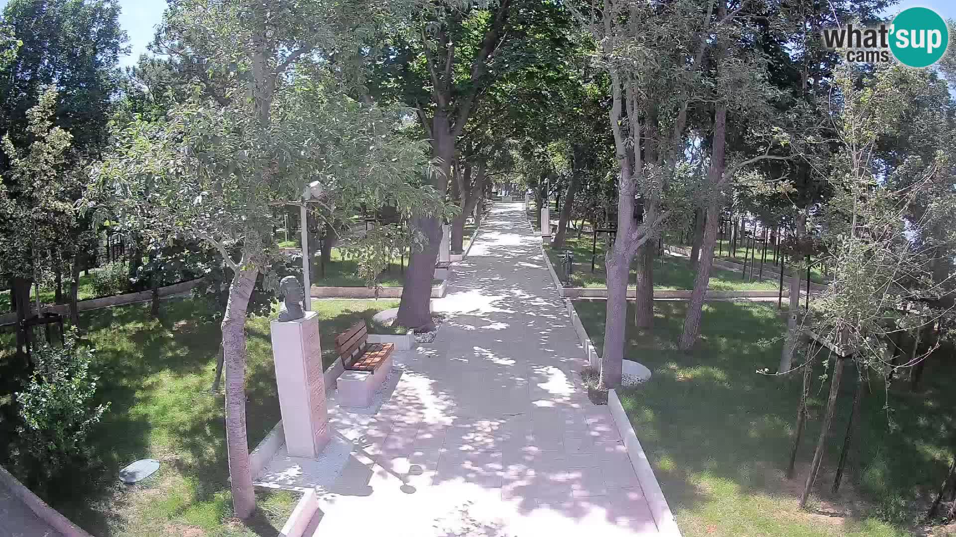 Writers’ Park Webcam Senj – Live by the Sea