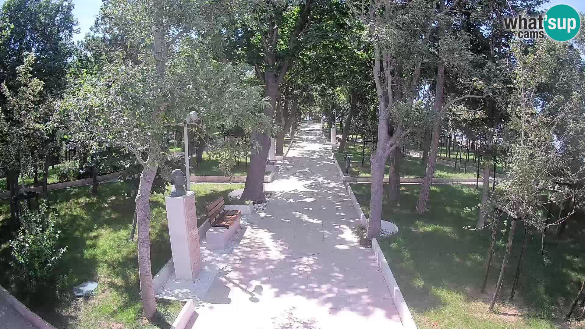 Webcam Schriftstellerpark Senj – Live am Meer