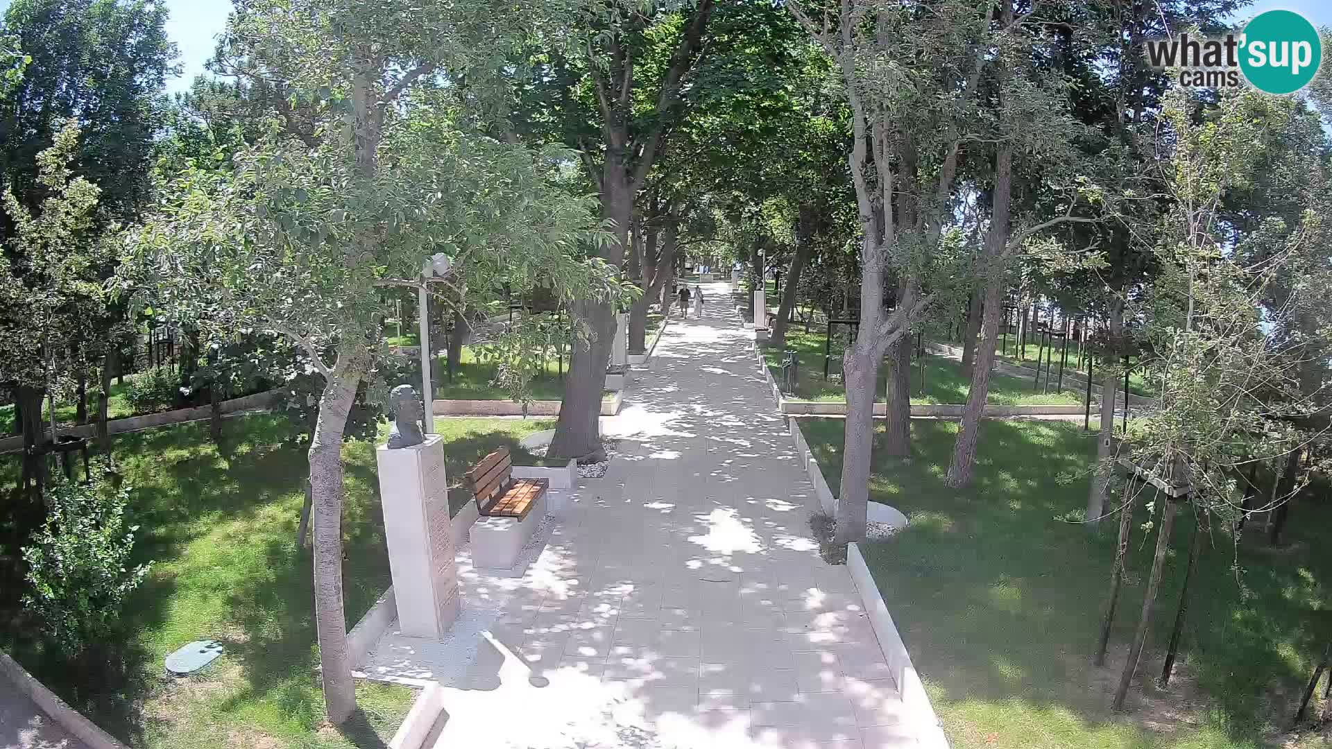Writers’ Park Webcam Senj – Live by the Sea