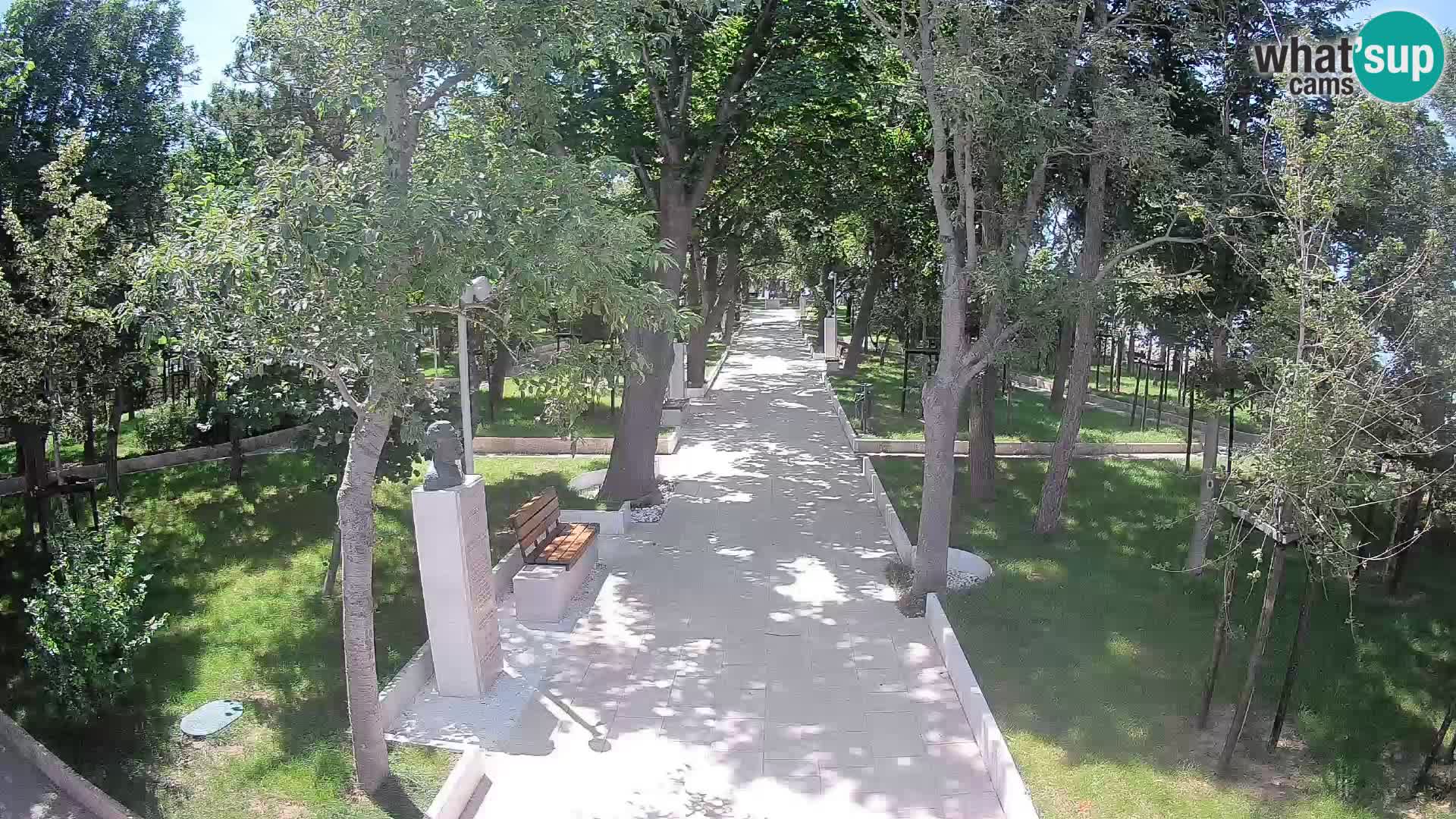 Writers’ Park Webcam Senj – Live by the Sea