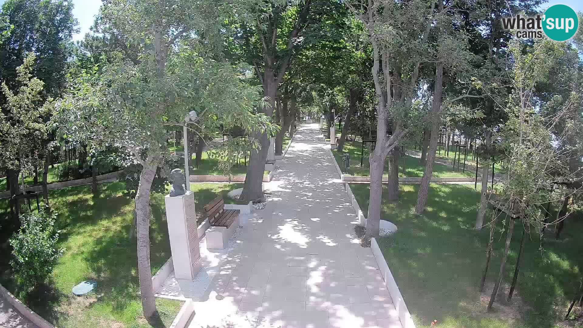 Writers’ Park Webcam Senj – Live by the Sea