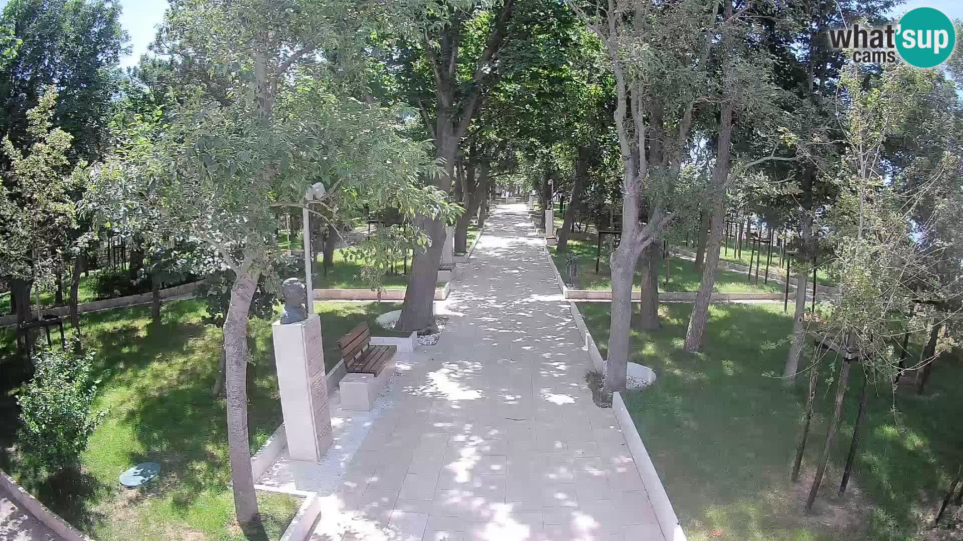 Writers’ Park Webcam Senj – Live by the Sea
