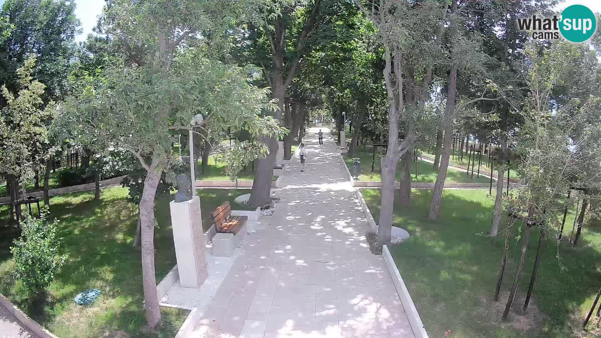 Writers’ Park Webcam Senj – Live by the Sea