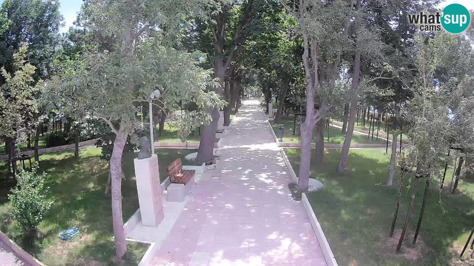 Writers’ Park Webcam Senj – Live by the Sea