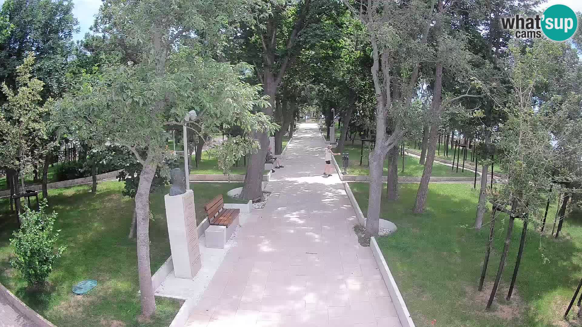 Writers’ Park Webcam Senj – Live by the Sea