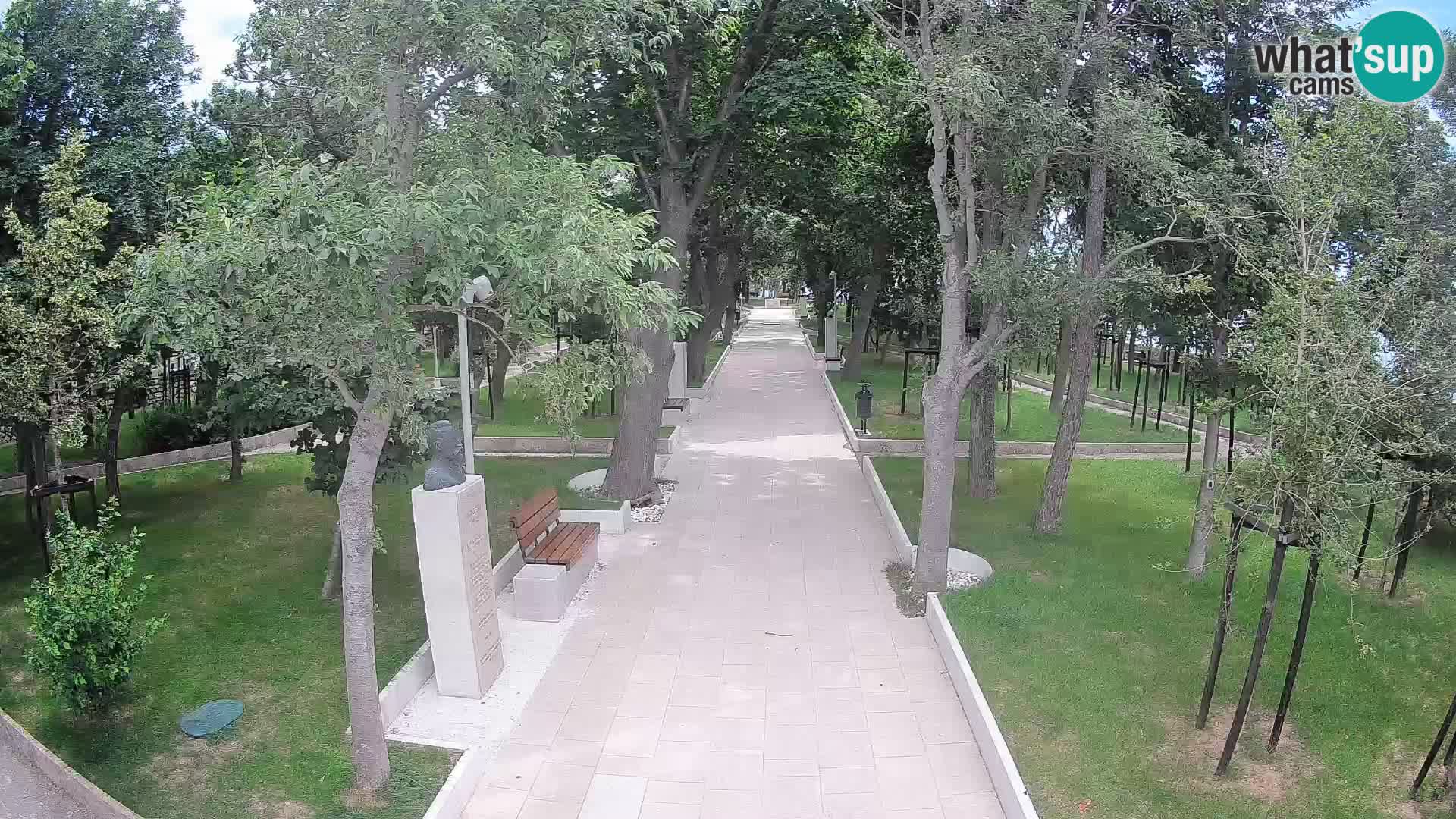 Writers’ Park Webcam Senj – Live by the Sea