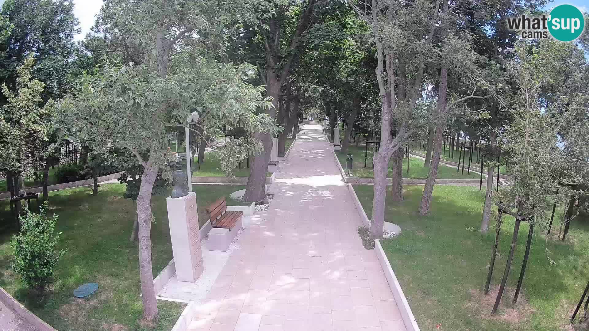 Webcam Schriftstellerpark Senj – Live am Meer