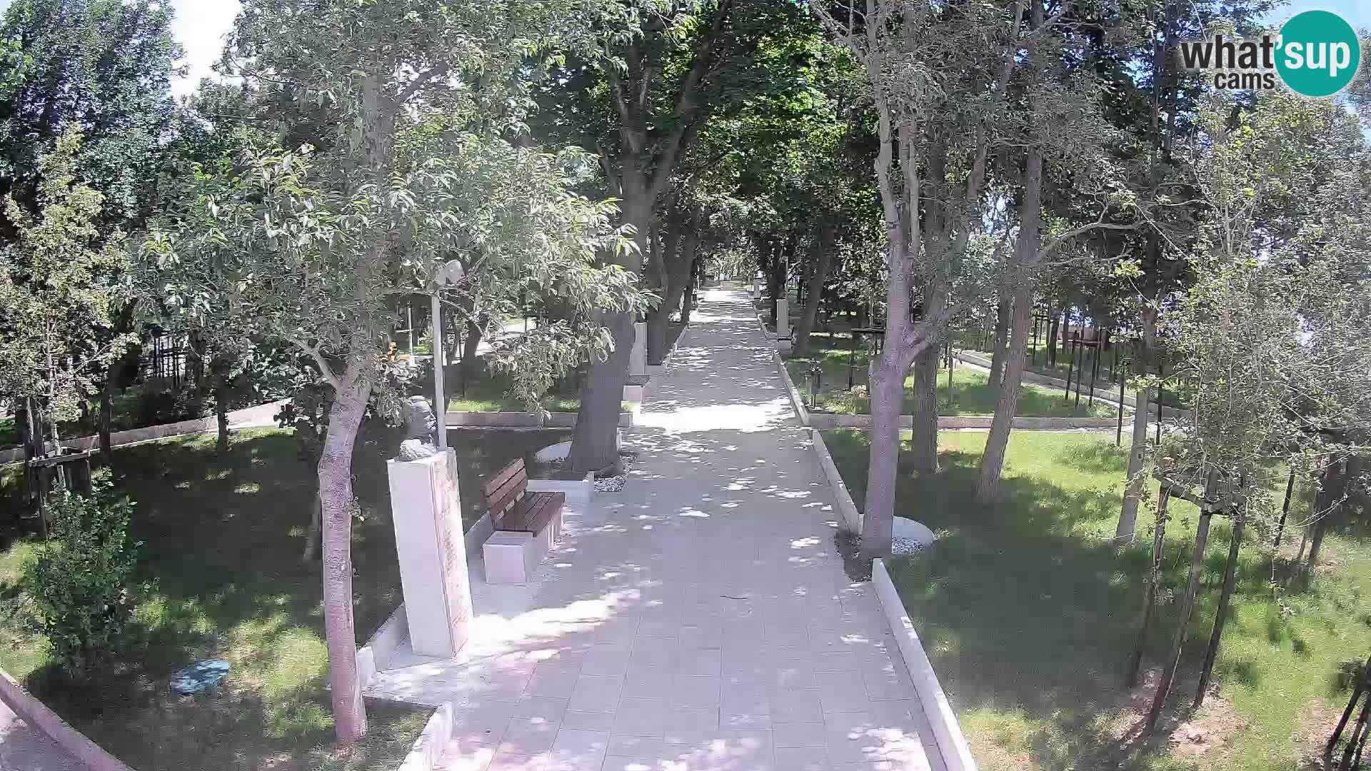 Writers’ Park Webcam Senj – Live by the Sea
