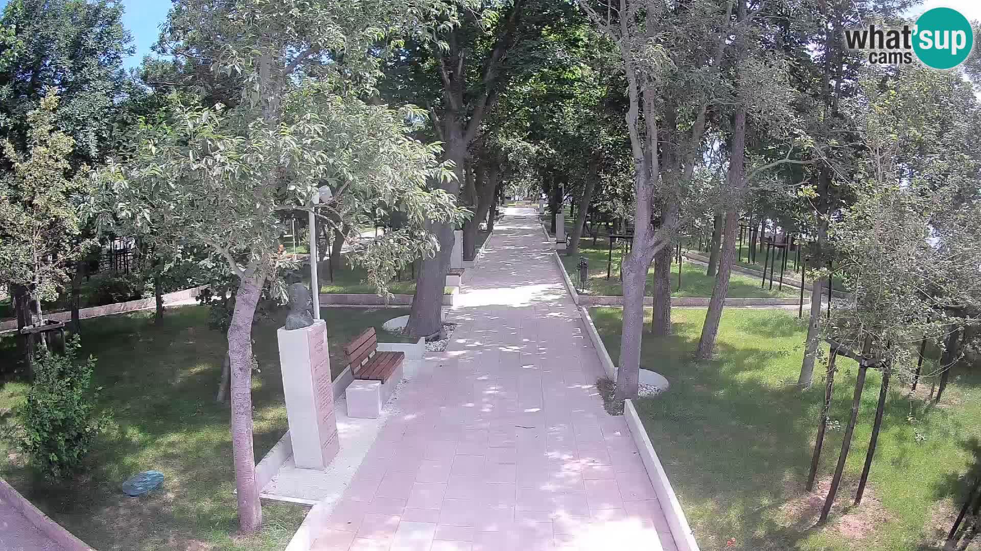 Webcam Schriftstellerpark Senj – Live am Meer