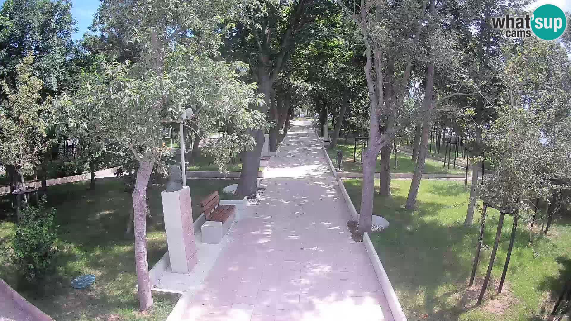 Writers’ Park Webcam Senj – Live by the Sea