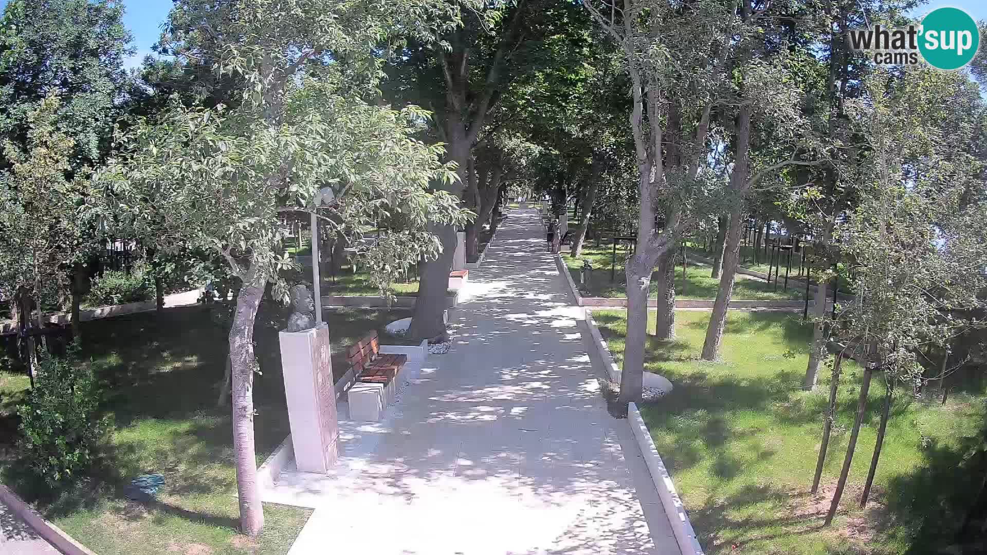 Writers’ Park Webcam Senj – Live by the Sea