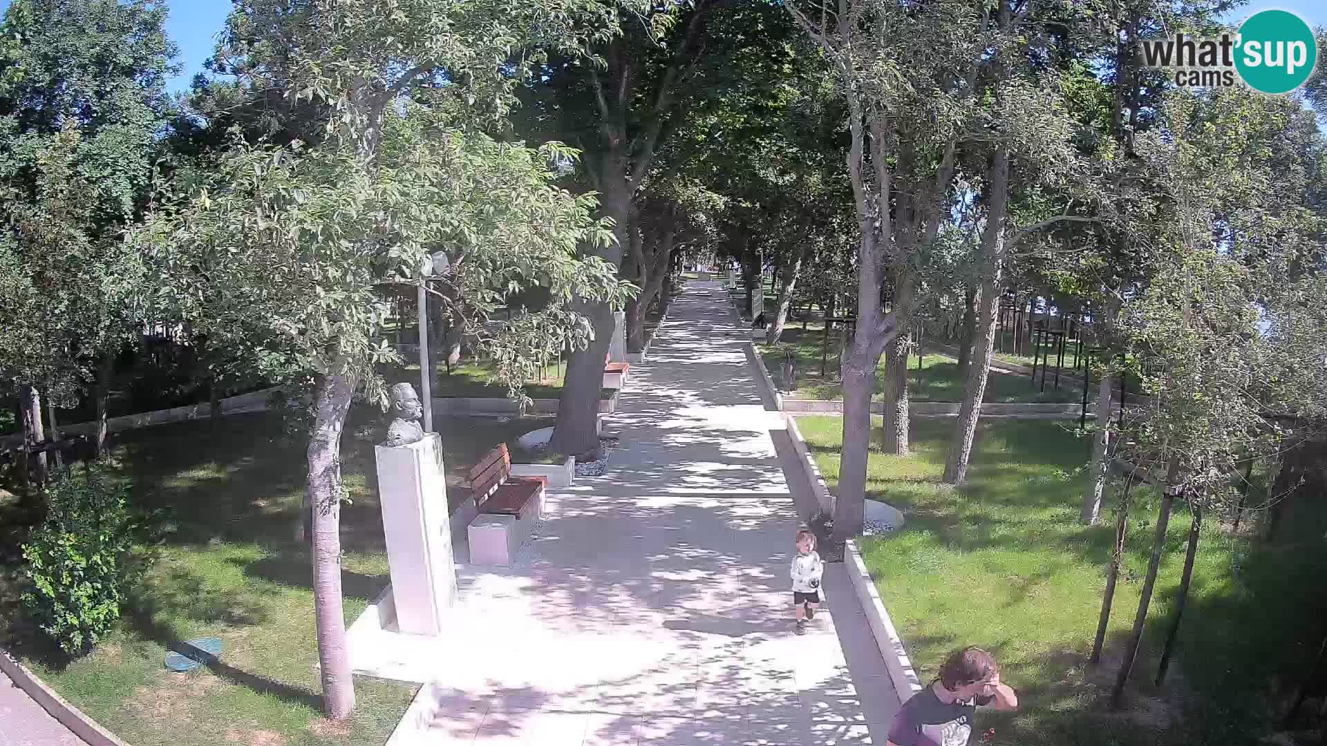 Webcam Schriftstellerpark Senj – Live am Meer