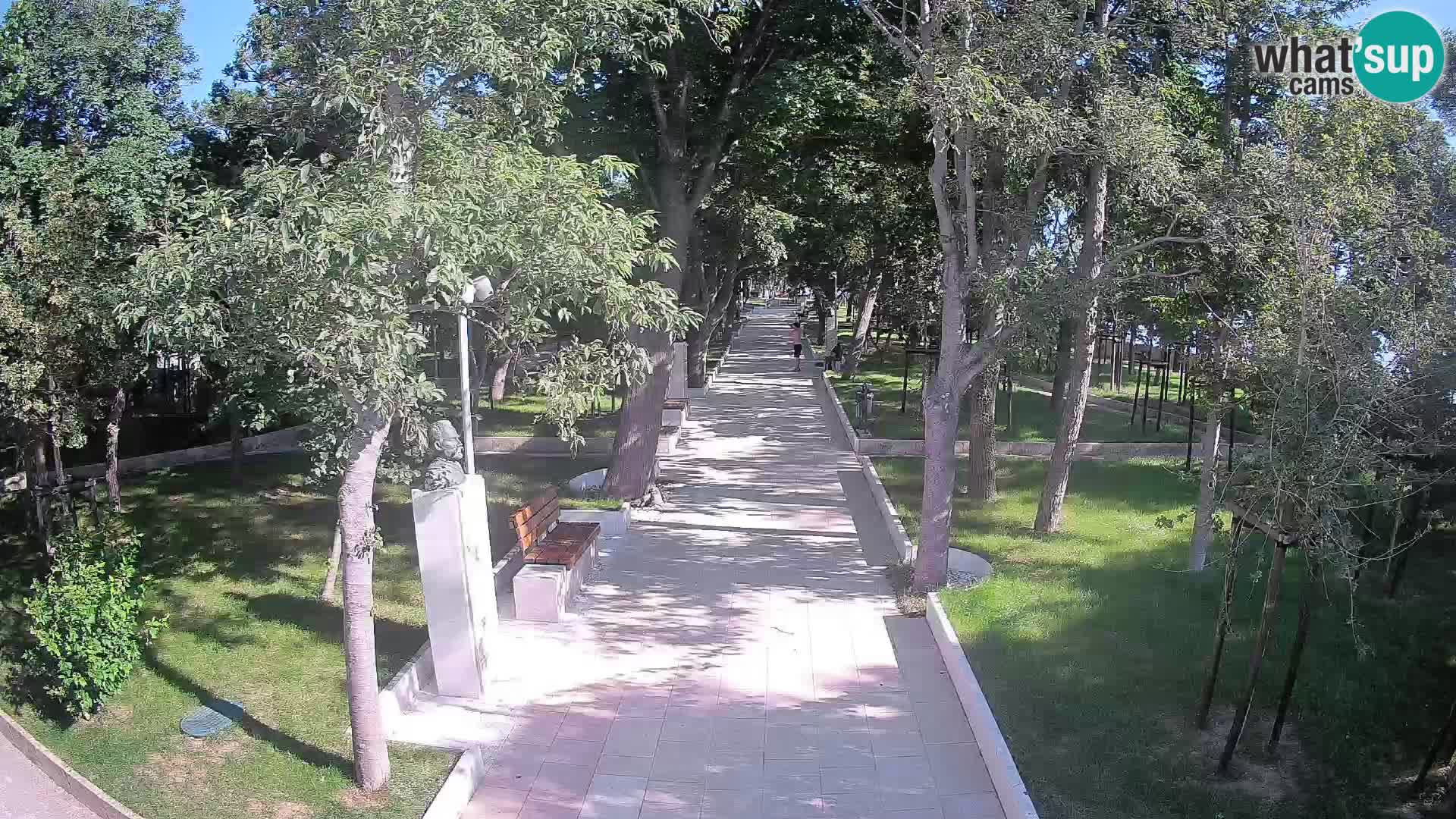 Webcam Schriftstellerpark Senj – Live am Meer