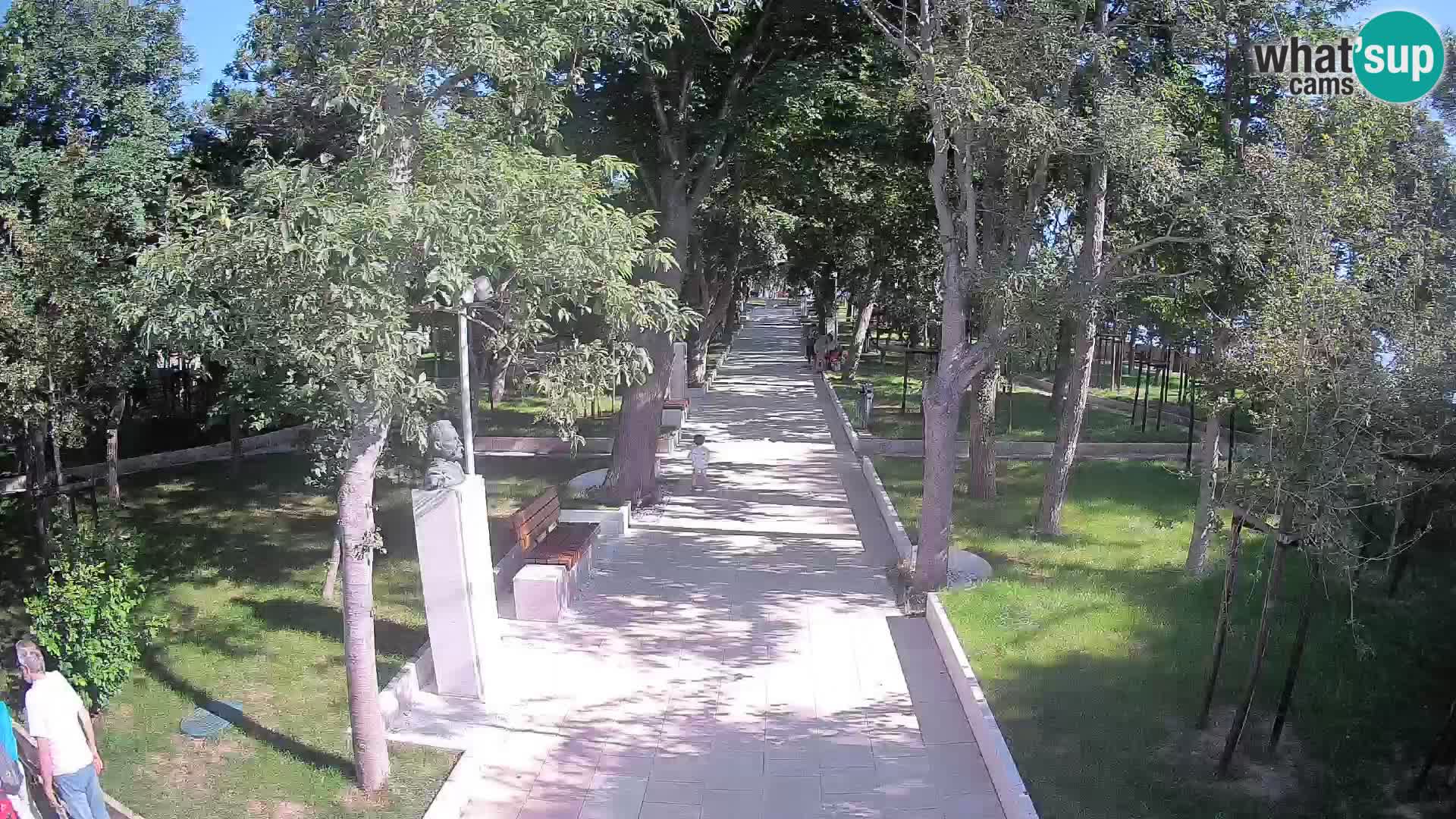 Writers’ Park Webcam Senj – Live by the Sea