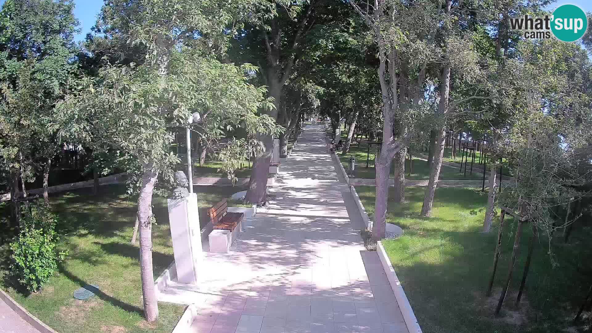 Writers’ Park Webcam Senj – Live by the Sea