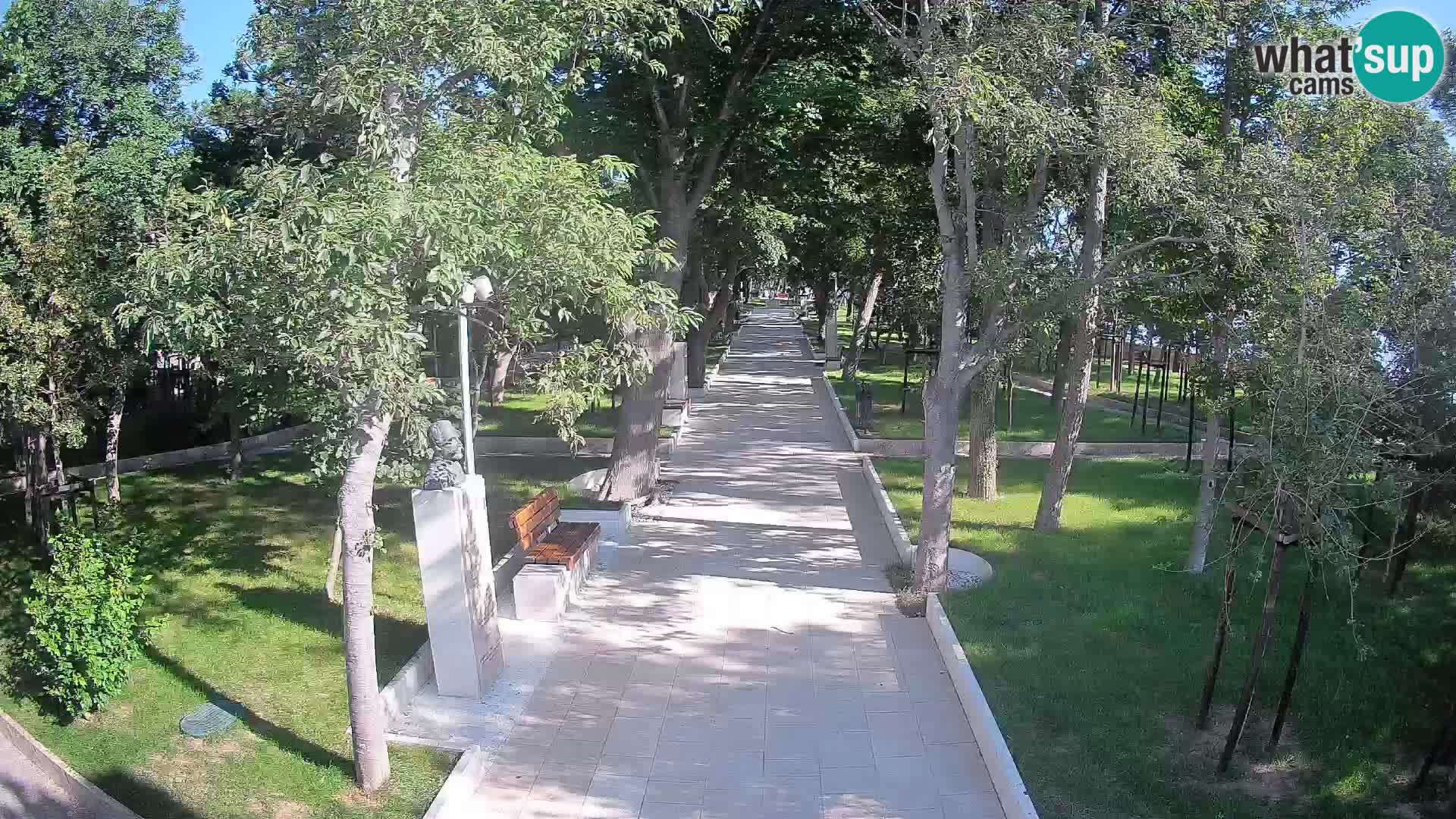 Writers’ Park Webcam Senj – Live by the Sea