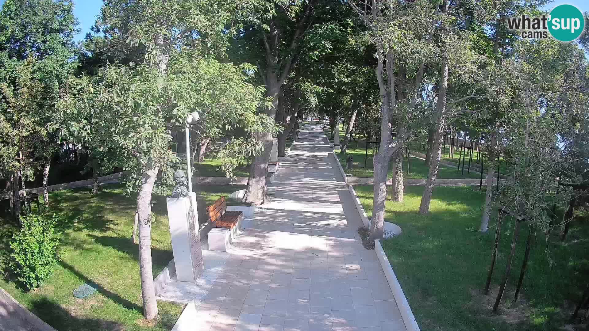 Writers’ Park Webcam Senj – Live by the Sea