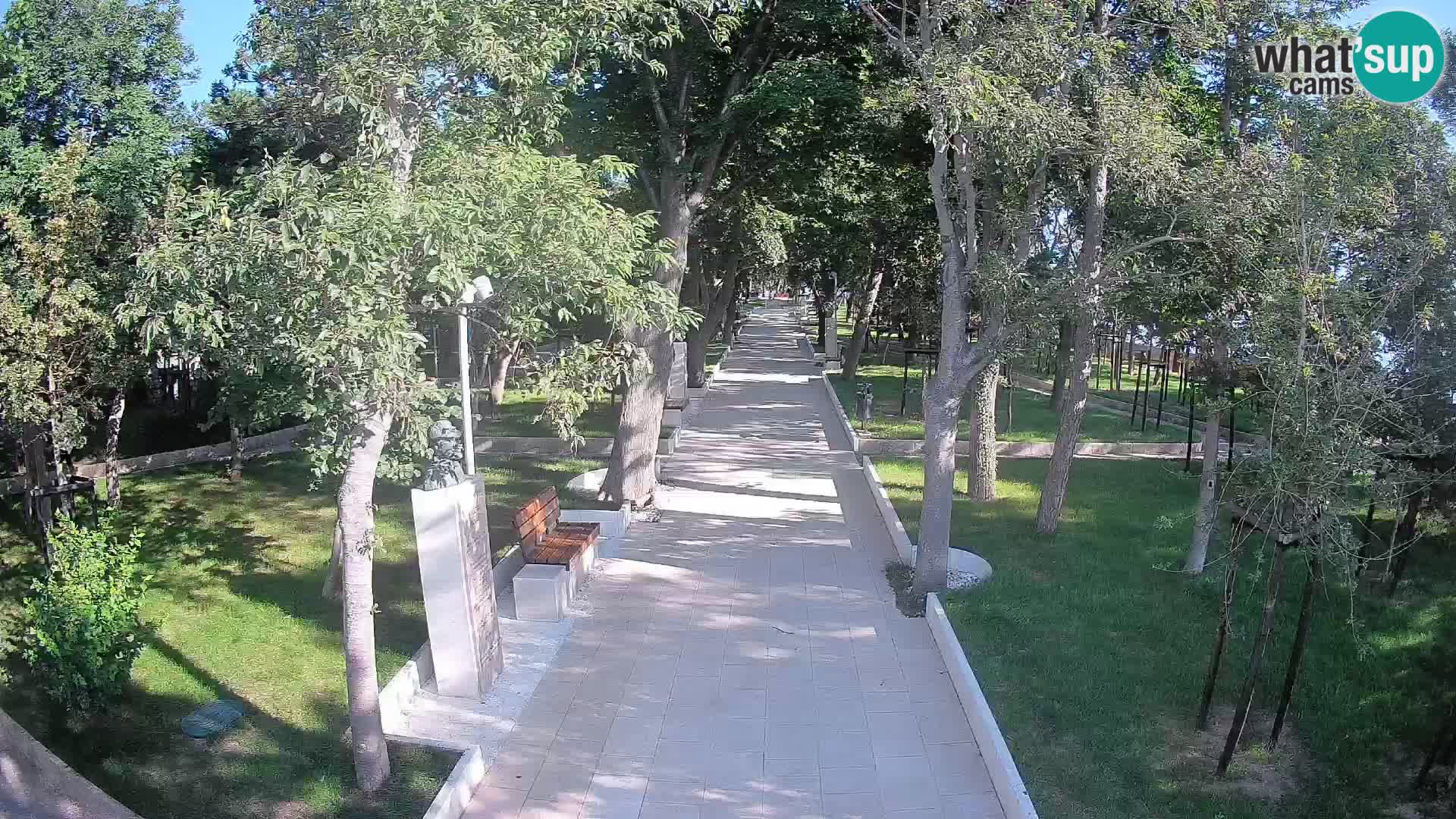Writers’ Park Webcam Senj – Live by the Sea