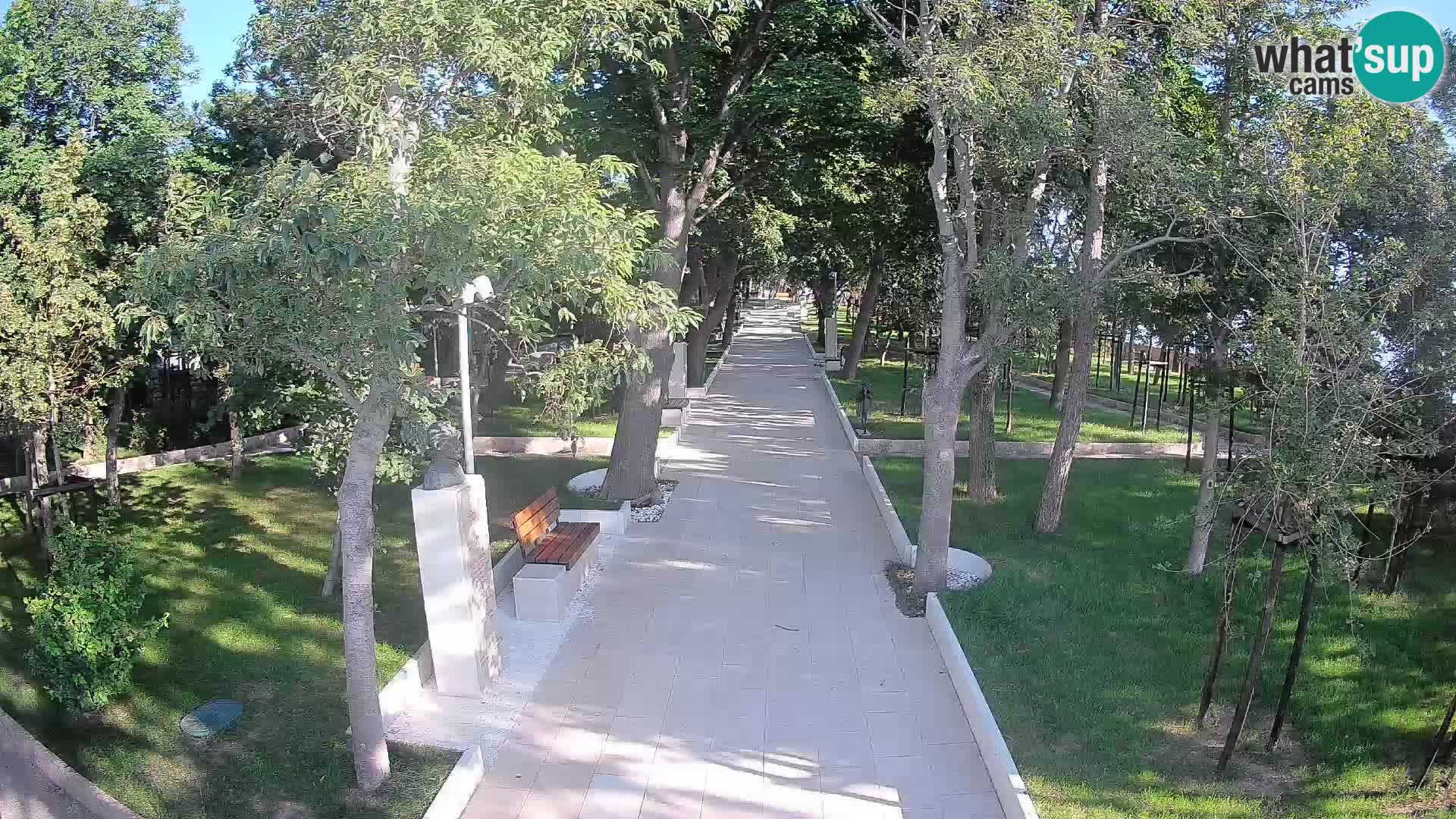 Writers’ Park Webcam Senj – Live by the Sea