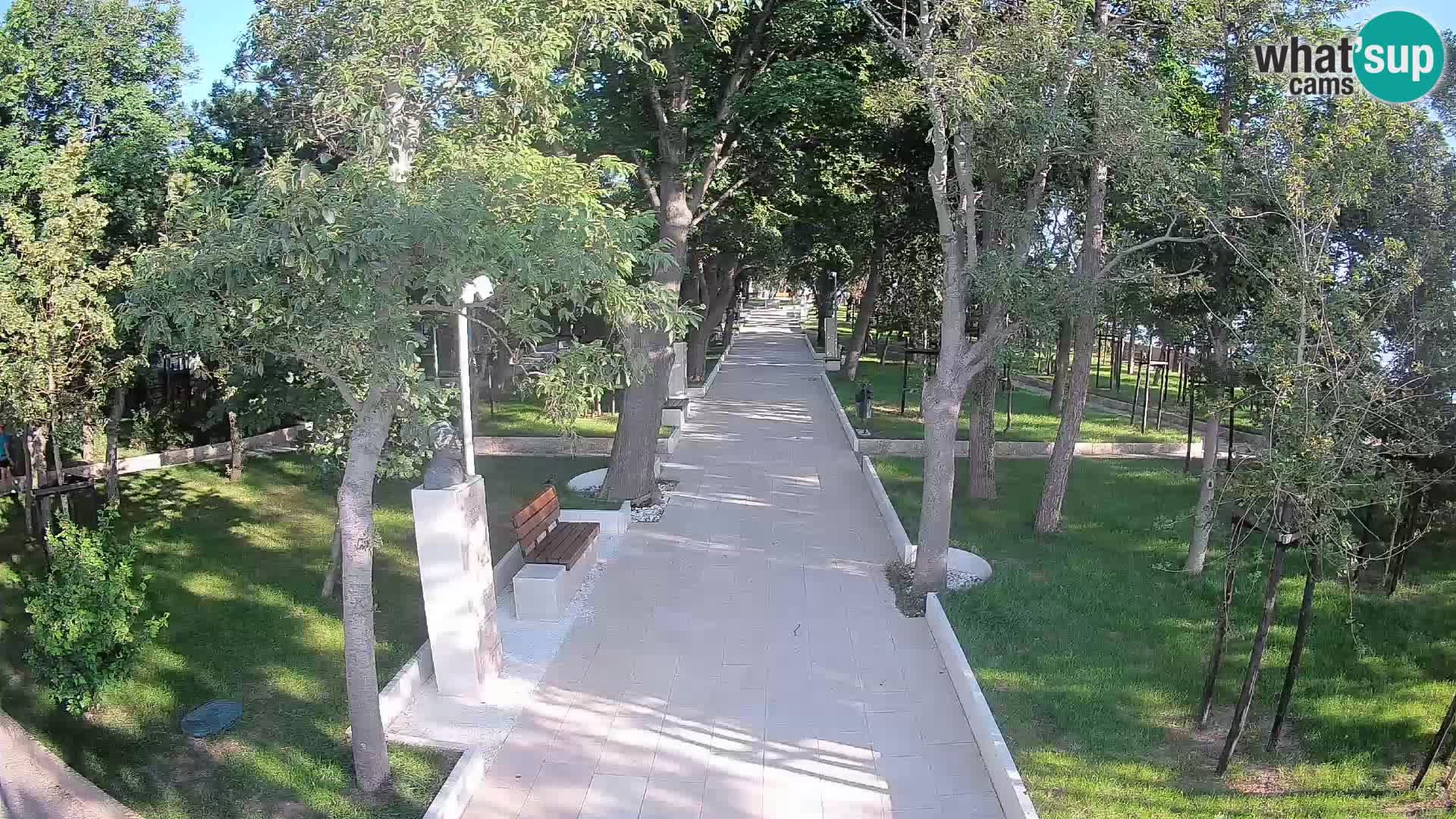 Writers’ Park Webcam Senj – Live by the Sea