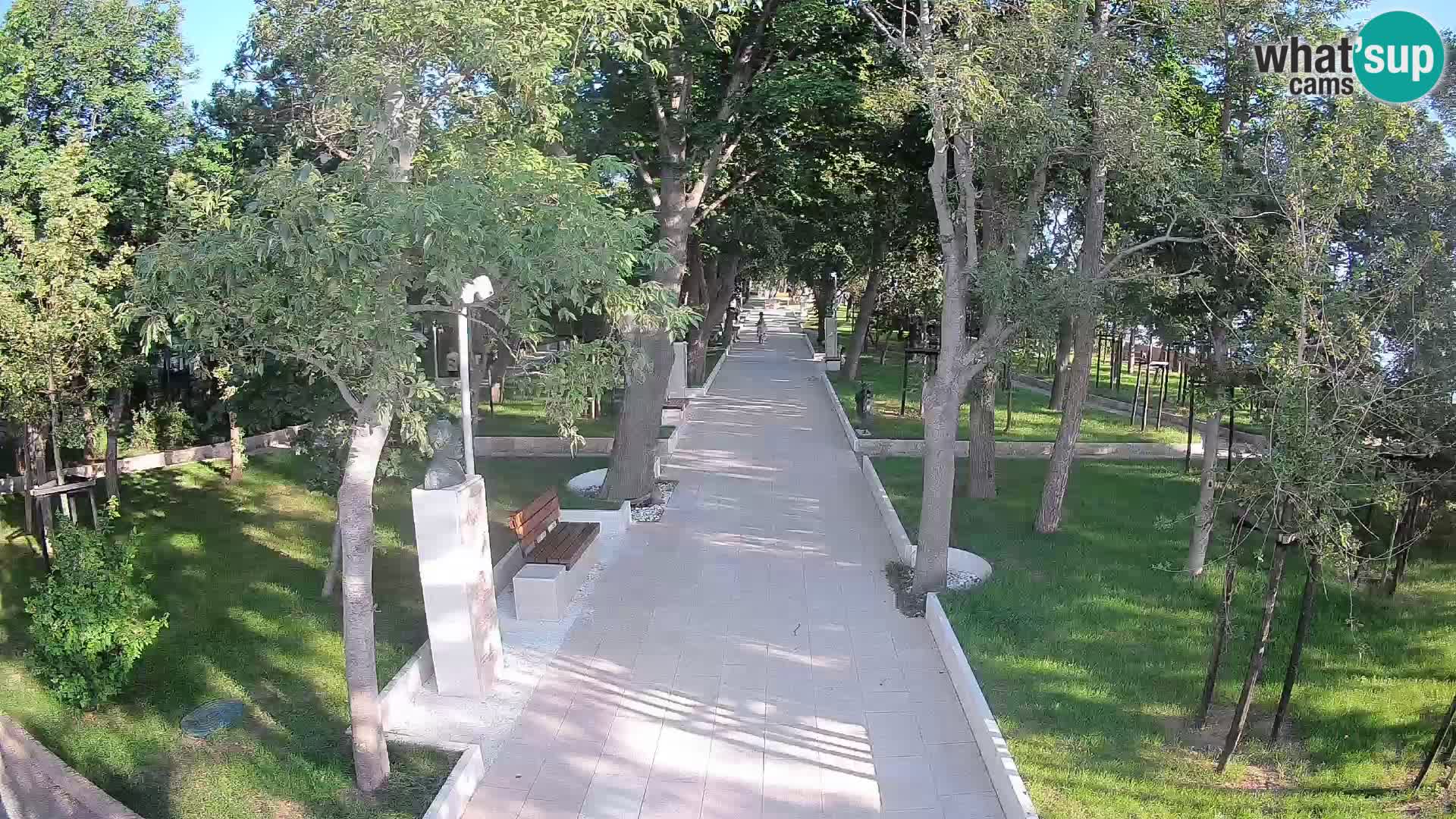 Writers’ Park Webcam Senj – Live by the Sea