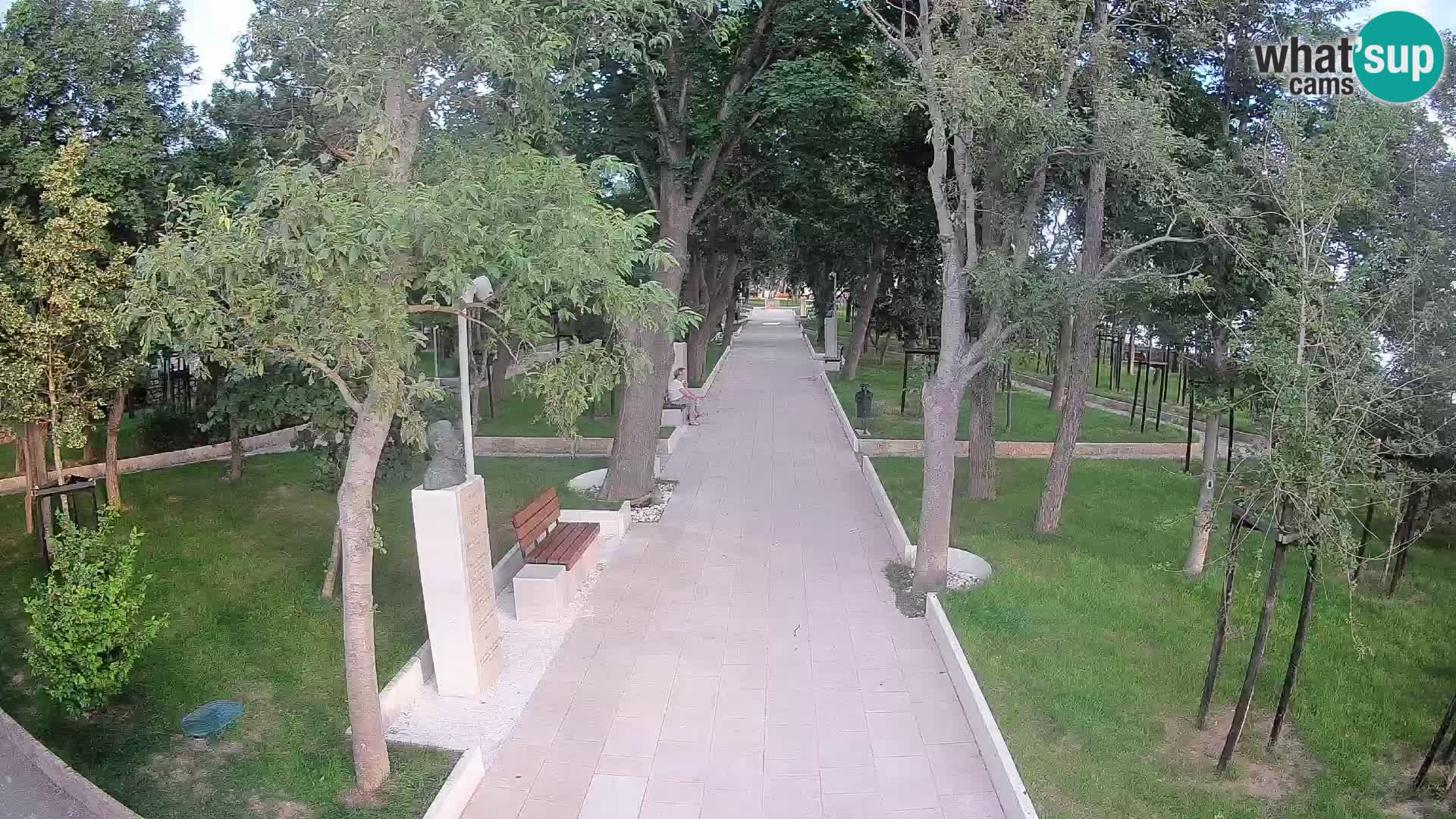 Writers’ Park Webcam Senj – Live by the Sea