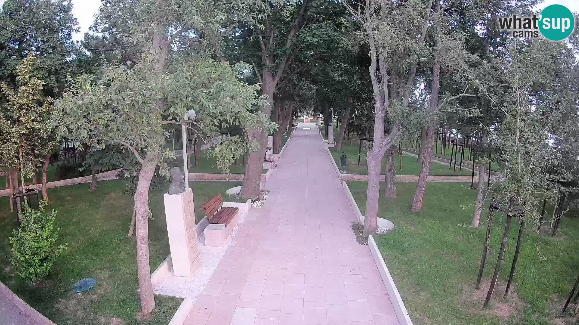 Writers’ Park Webcam Senj – Live by the Sea