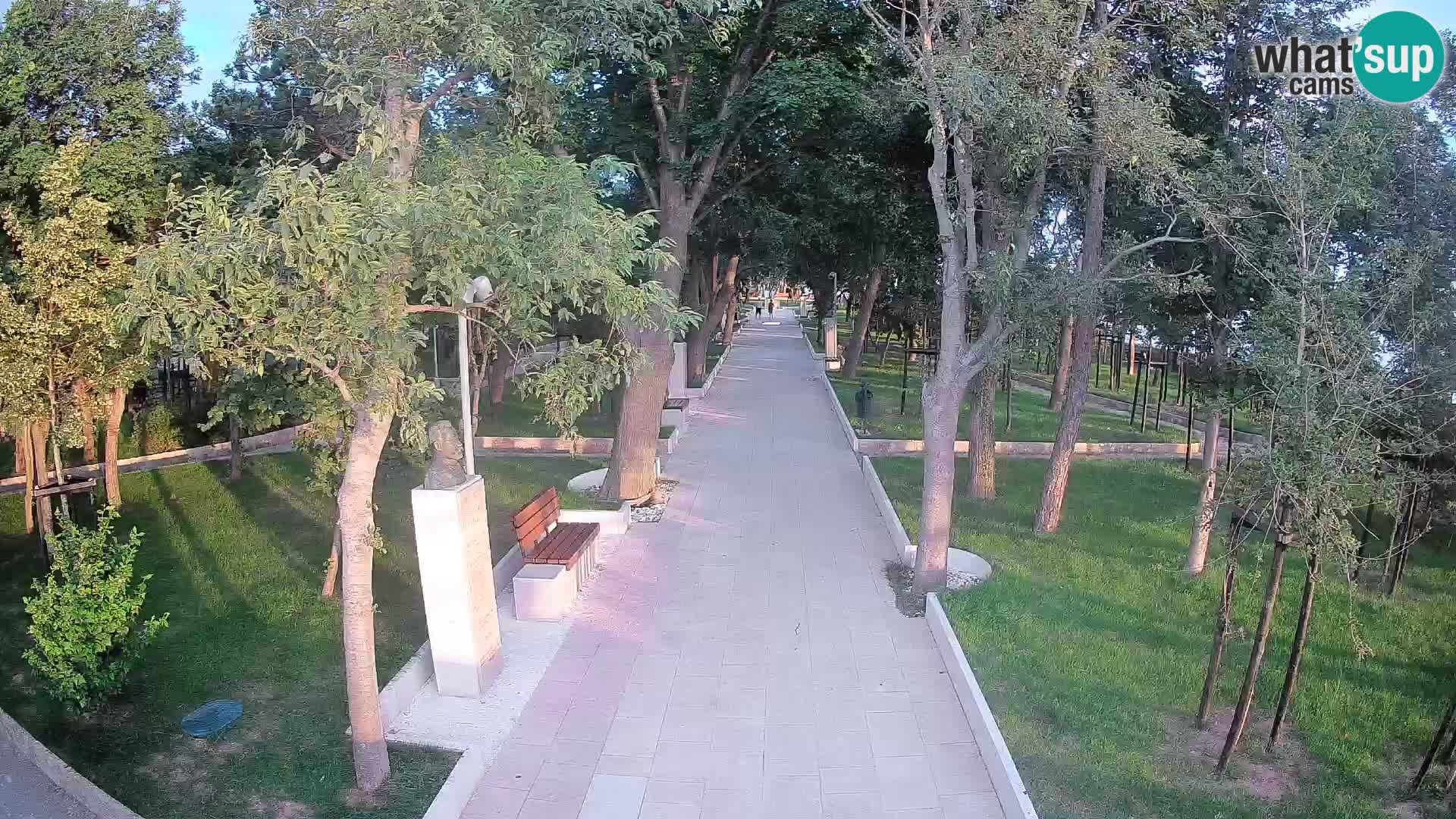 Webcam Schriftstellerpark Senj – Live am Meer