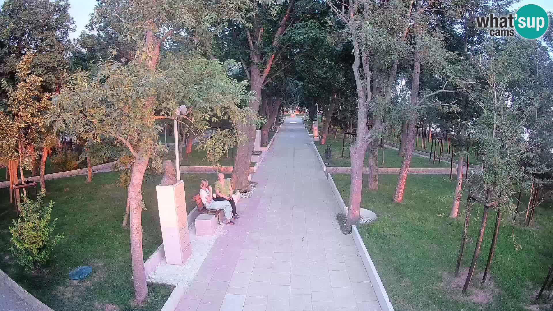 Writers’ Park Webcam Senj – Live by the Sea