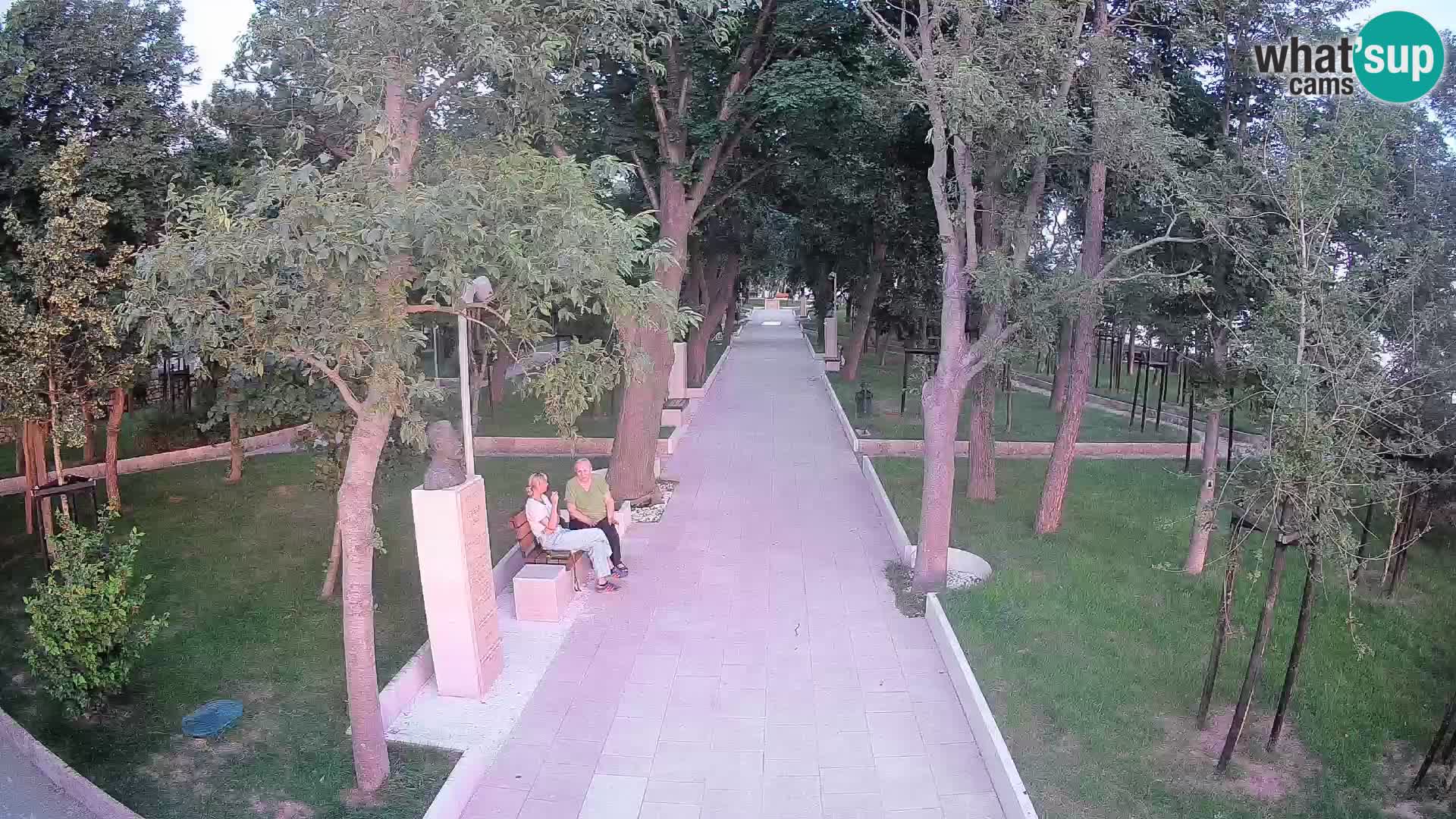 Writers’ Park Webcam Senj – Live by the Sea