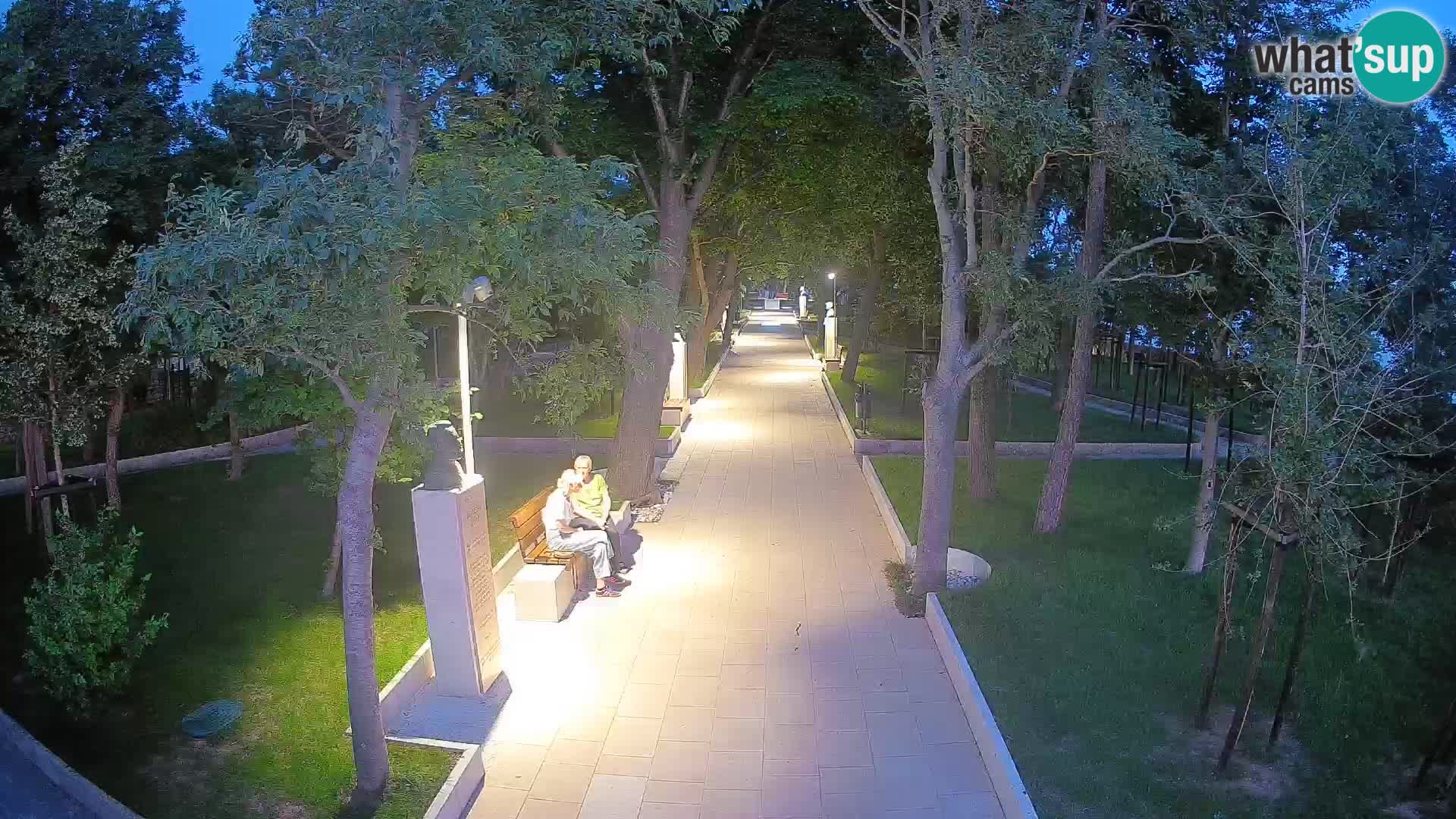 Writers’ Park Webcam Senj – Live by the Sea