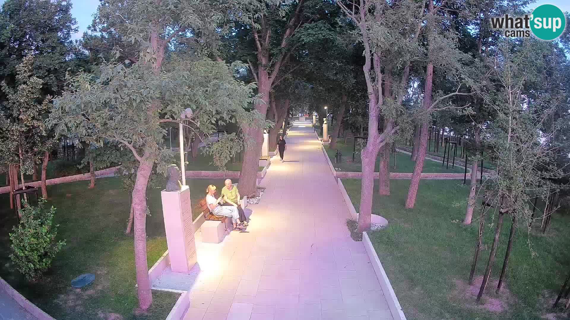 Writers’ Park Webcam Senj – Live by the Sea
