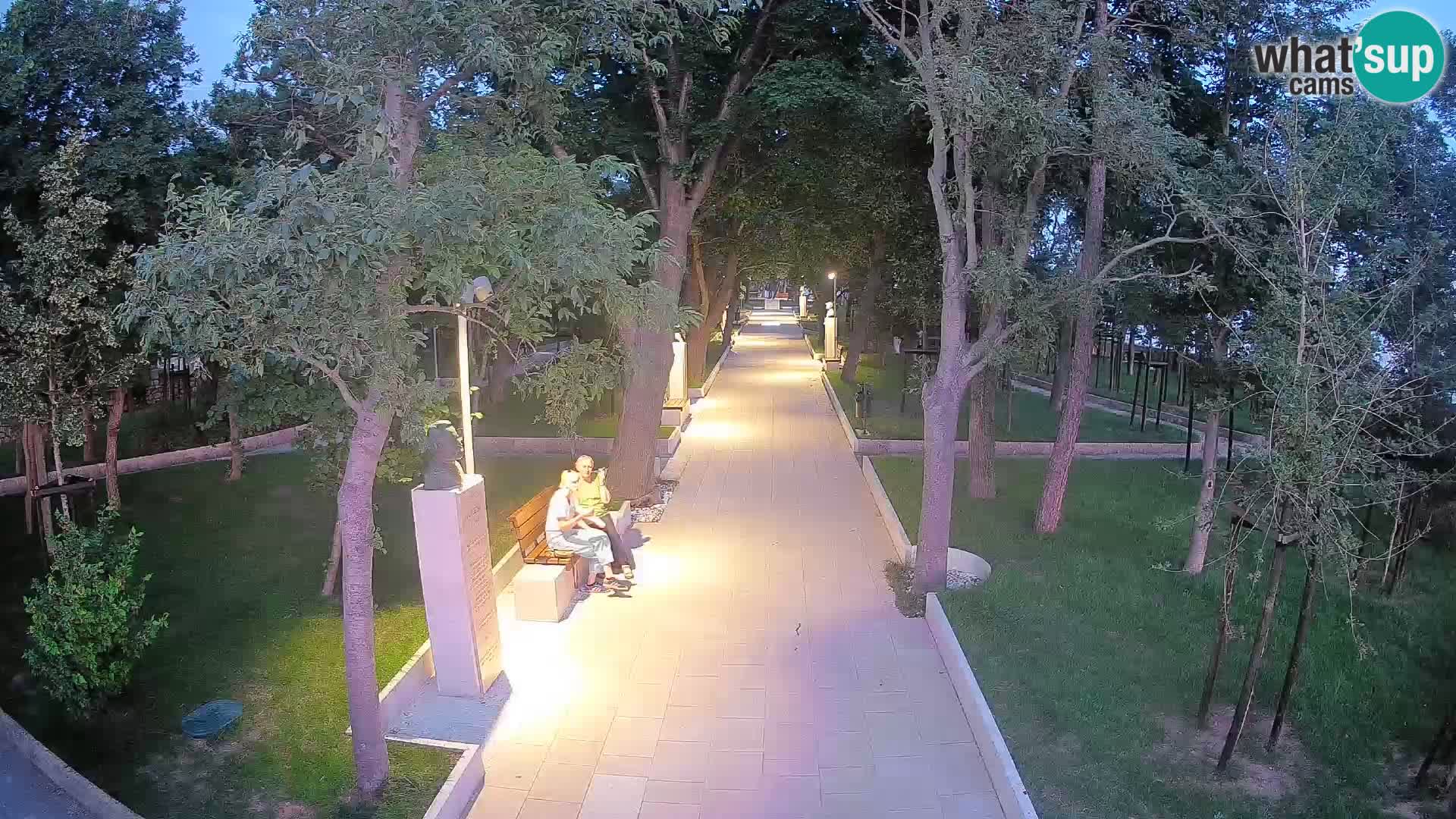 Webcam Schriftstellerpark Senj – Live am Meer