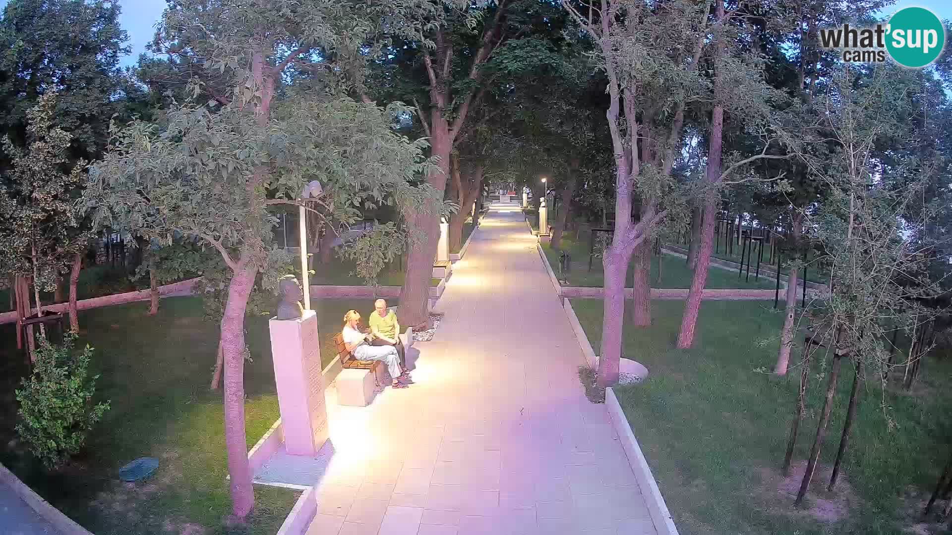 Writers’ Park Webcam Senj – Live by the Sea