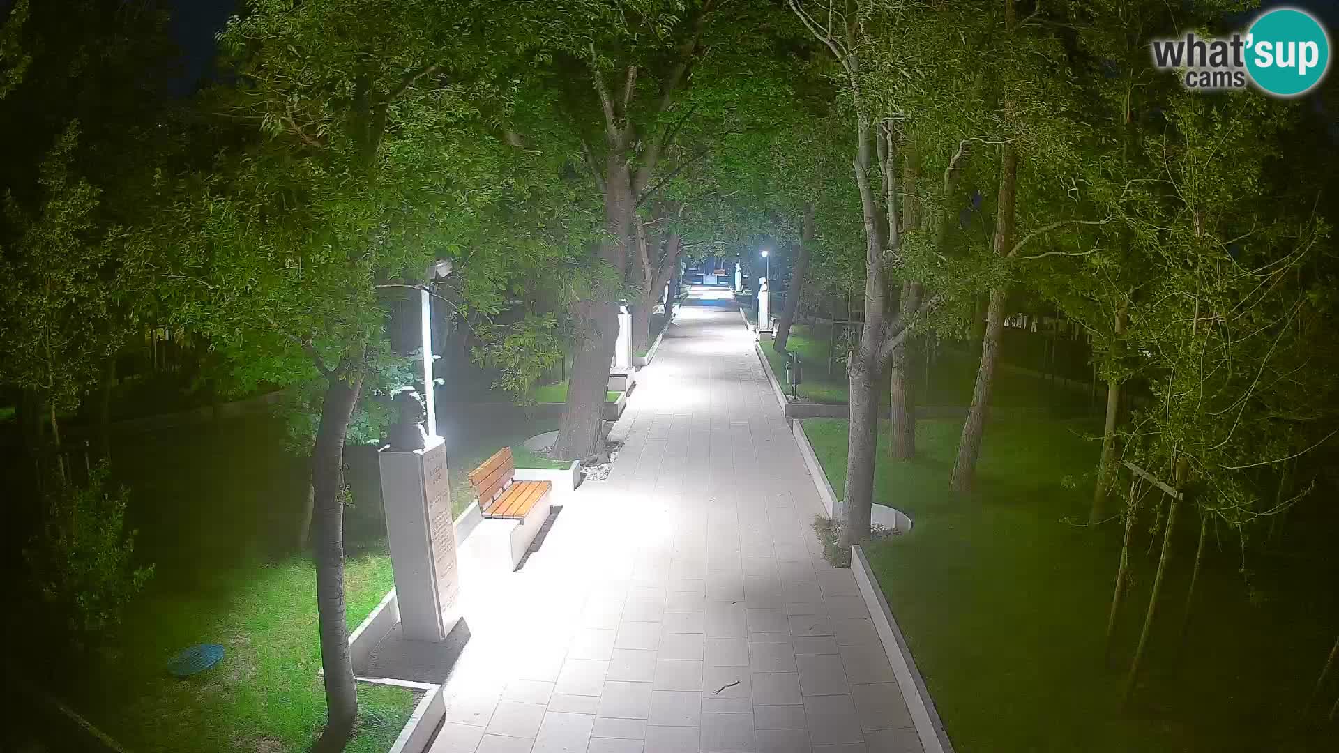 Writers’ Park Webcam Senj – Live by the Sea