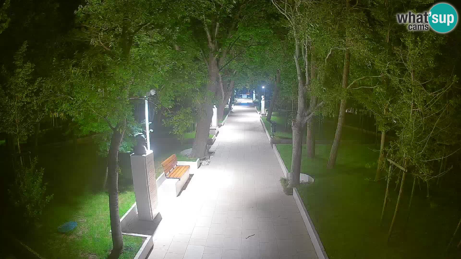 Webcam Schriftstellerpark Senj – Live am Meer