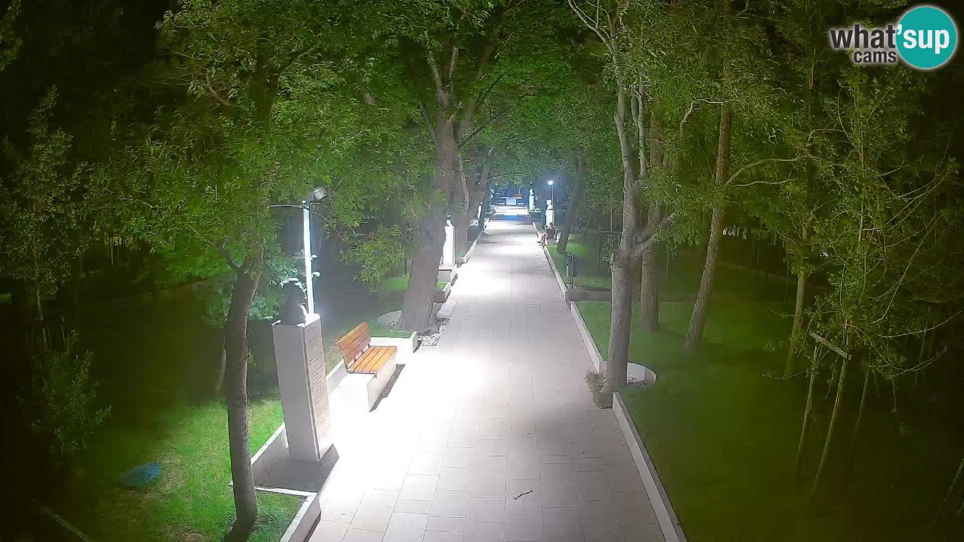 Writers’ Park Webcam Senj – Live by the Sea
