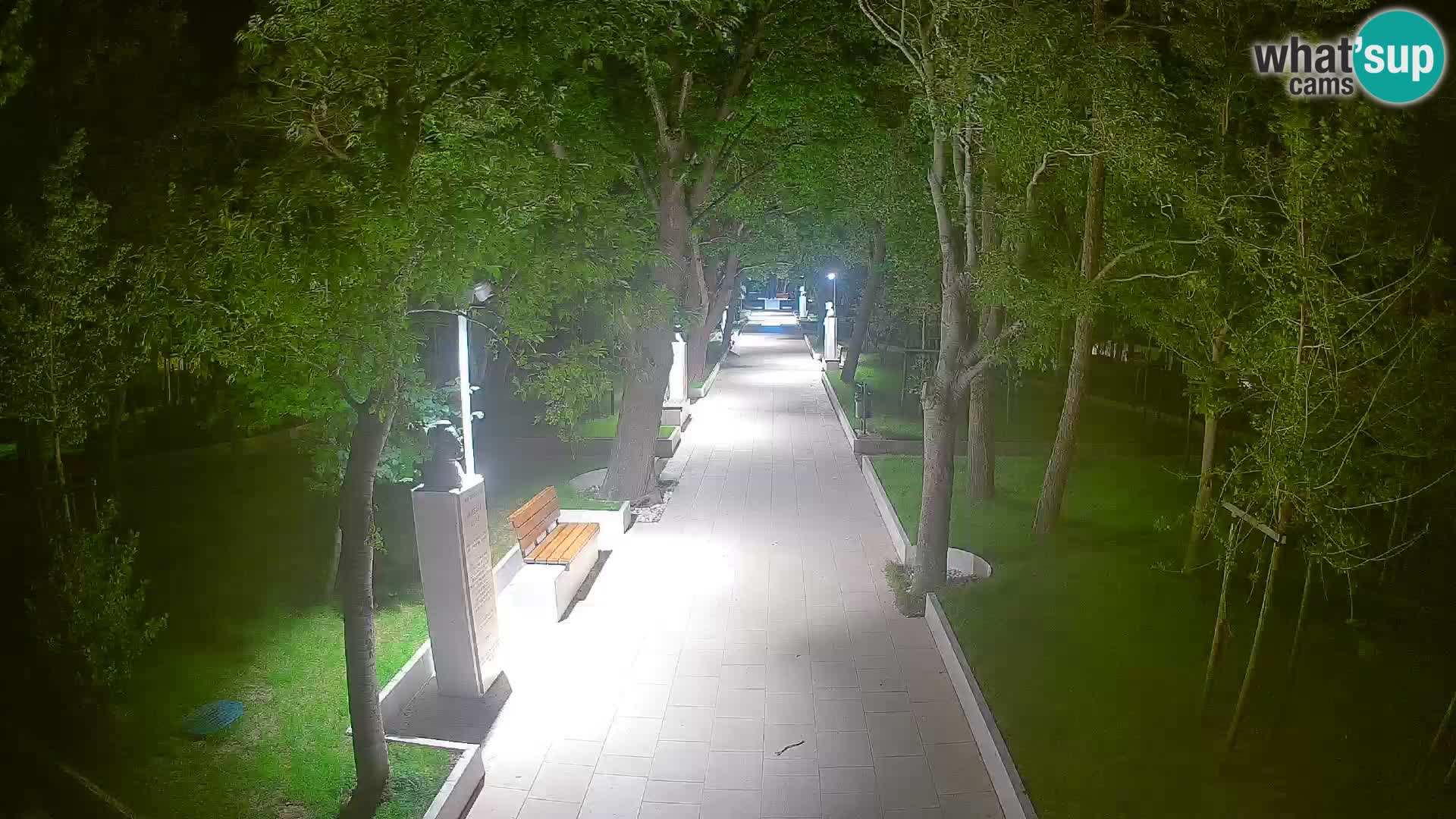 Writers’ Park Webcam Senj – Live by the Sea