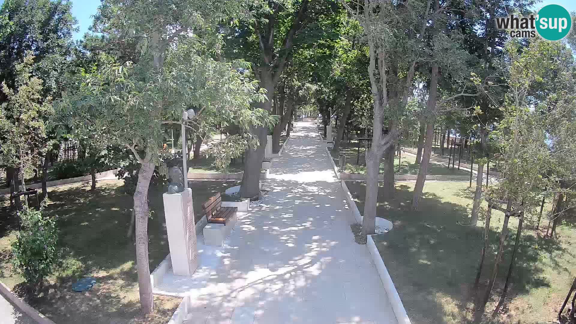 Writers’ Park Webcam Senj – Live by the Sea