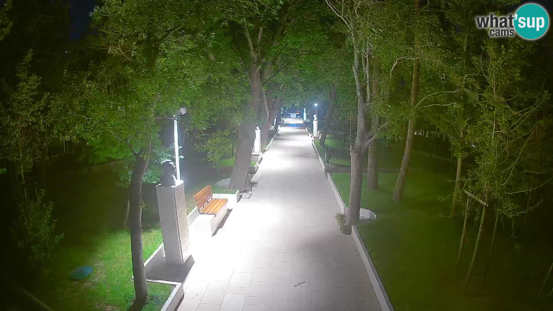 Writers’ Park Webcam Senj – Live by the Sea