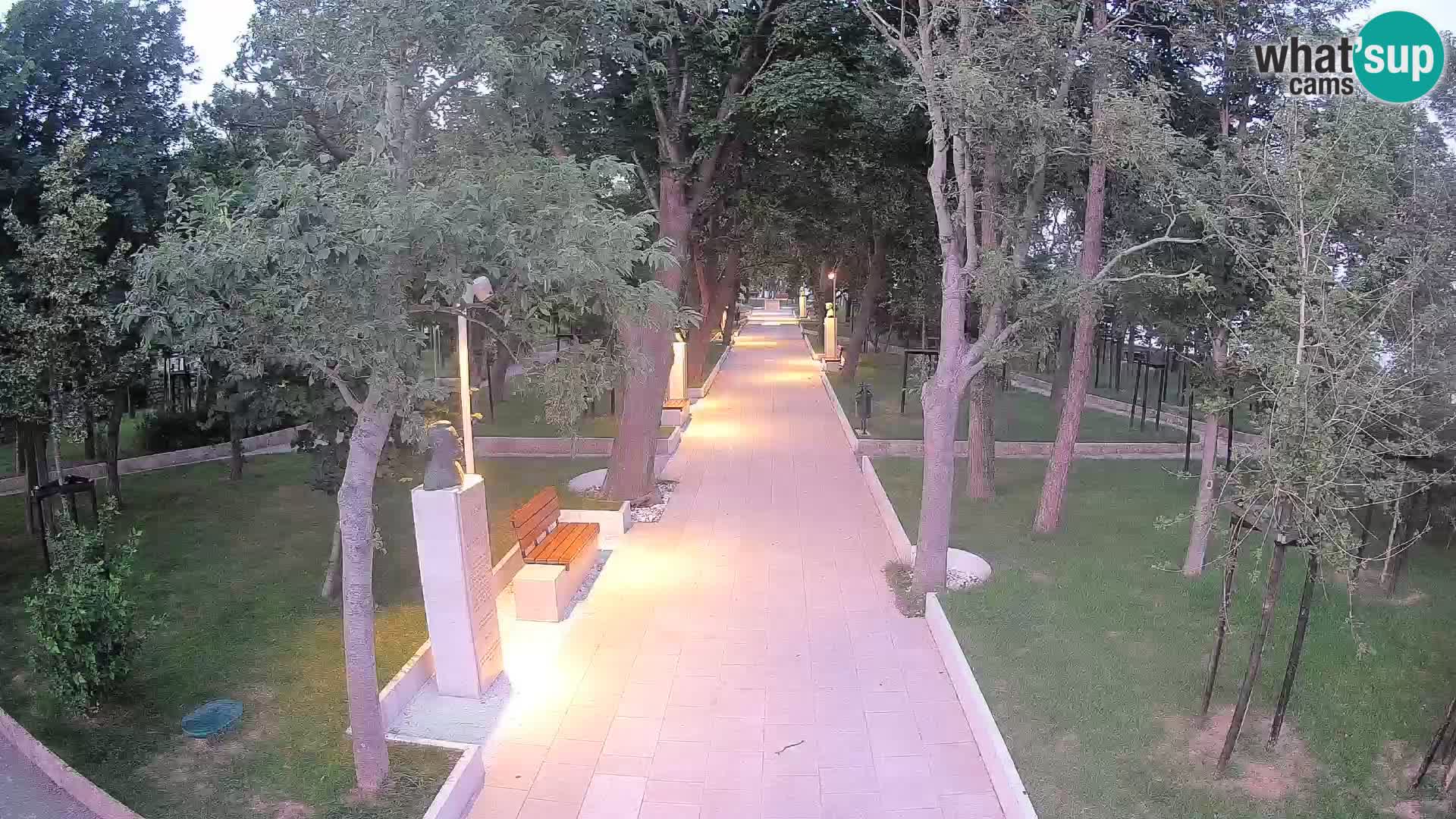 Writers’ Park Webcam Senj – Live by the Sea