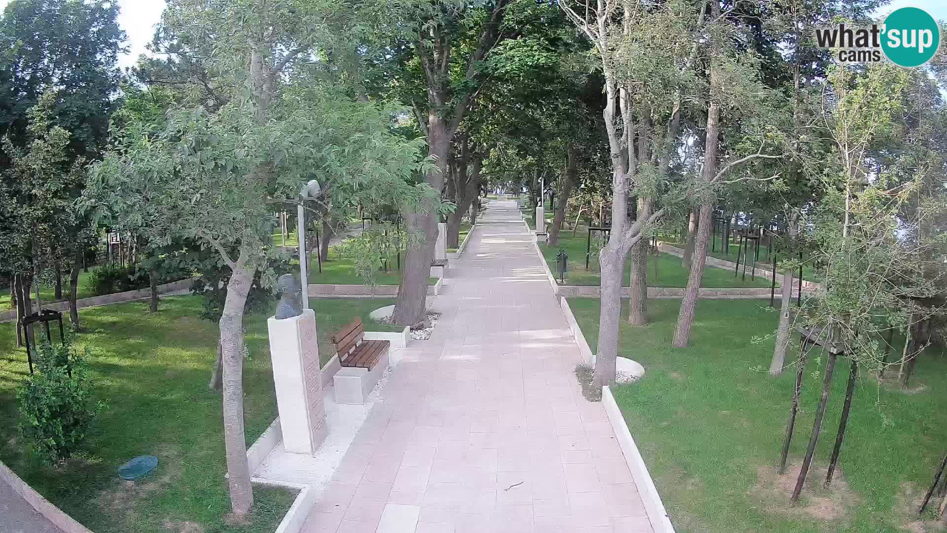 Writers’ Park Webcam Senj – Live by the Sea